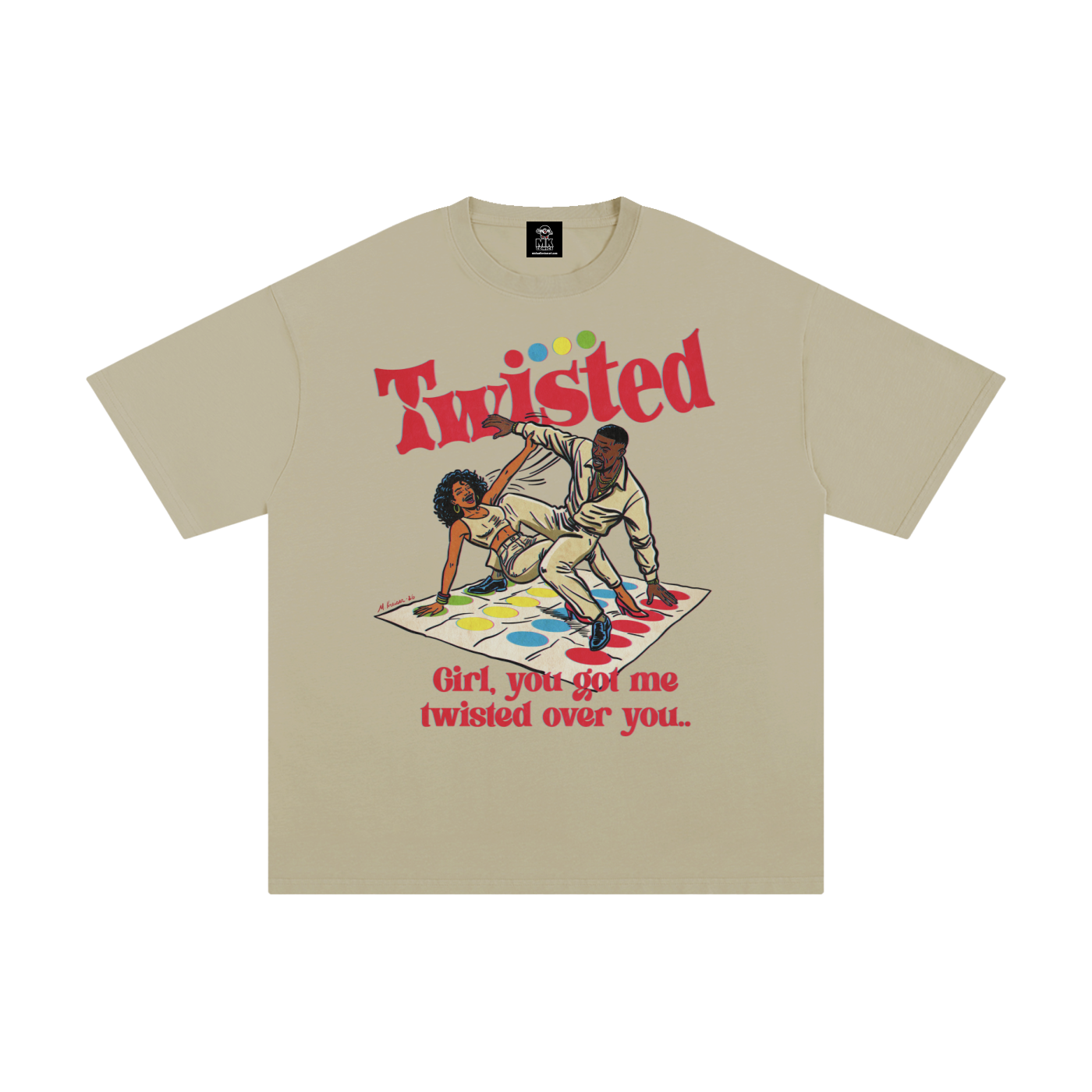 Twisted - Unisex Pure Cotton T-Shirt