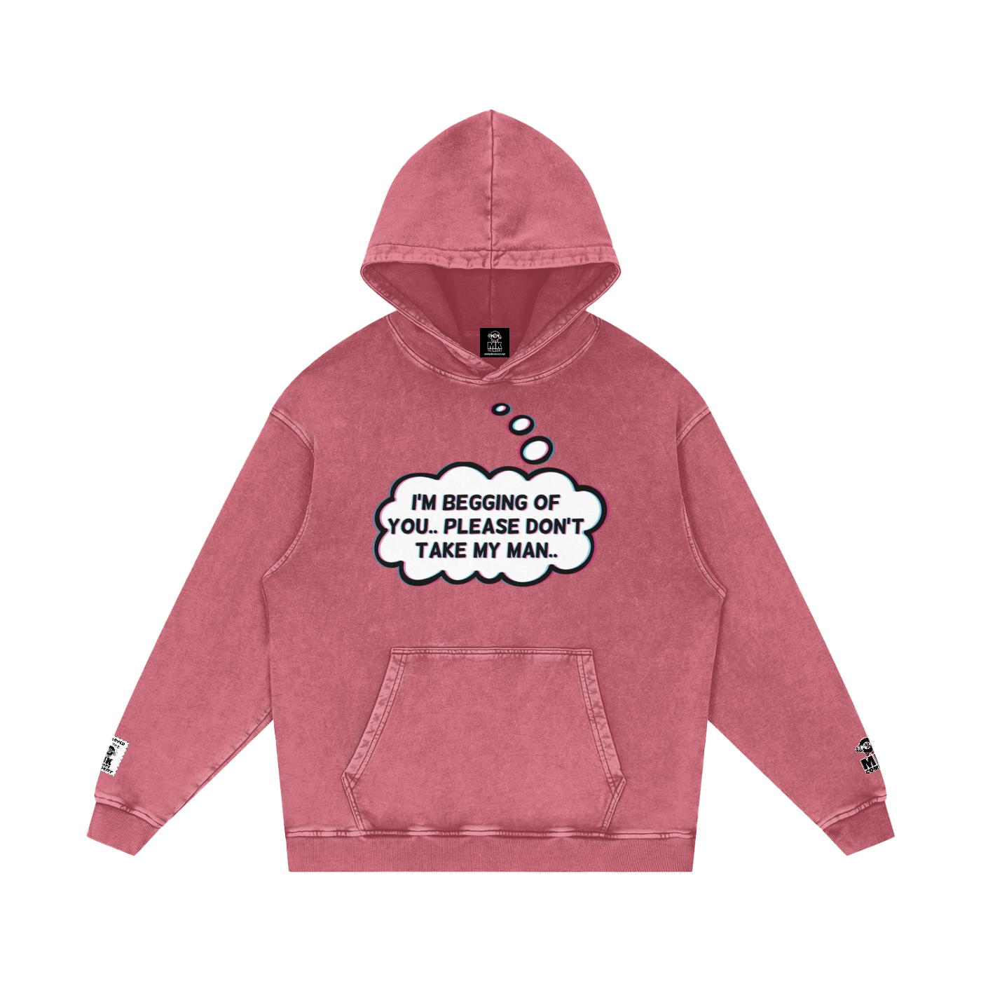 Jolene - Snow Washed Loose Cotton Hoodie