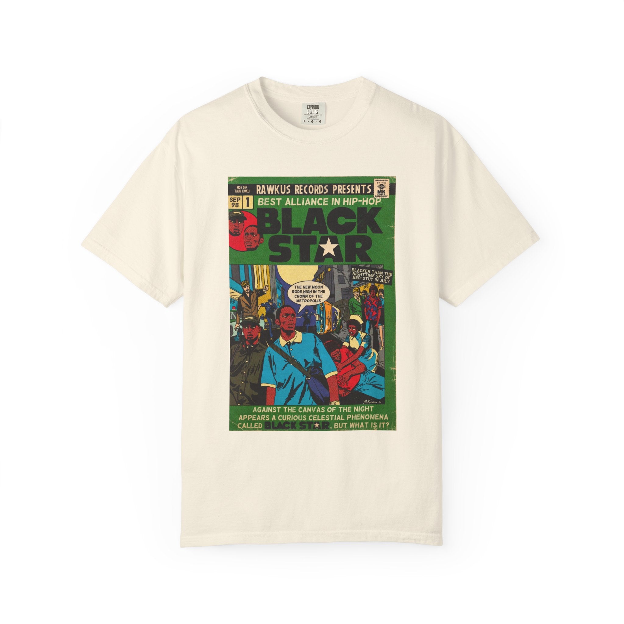 Black Star - Unisex Comfort Colors T-shirt