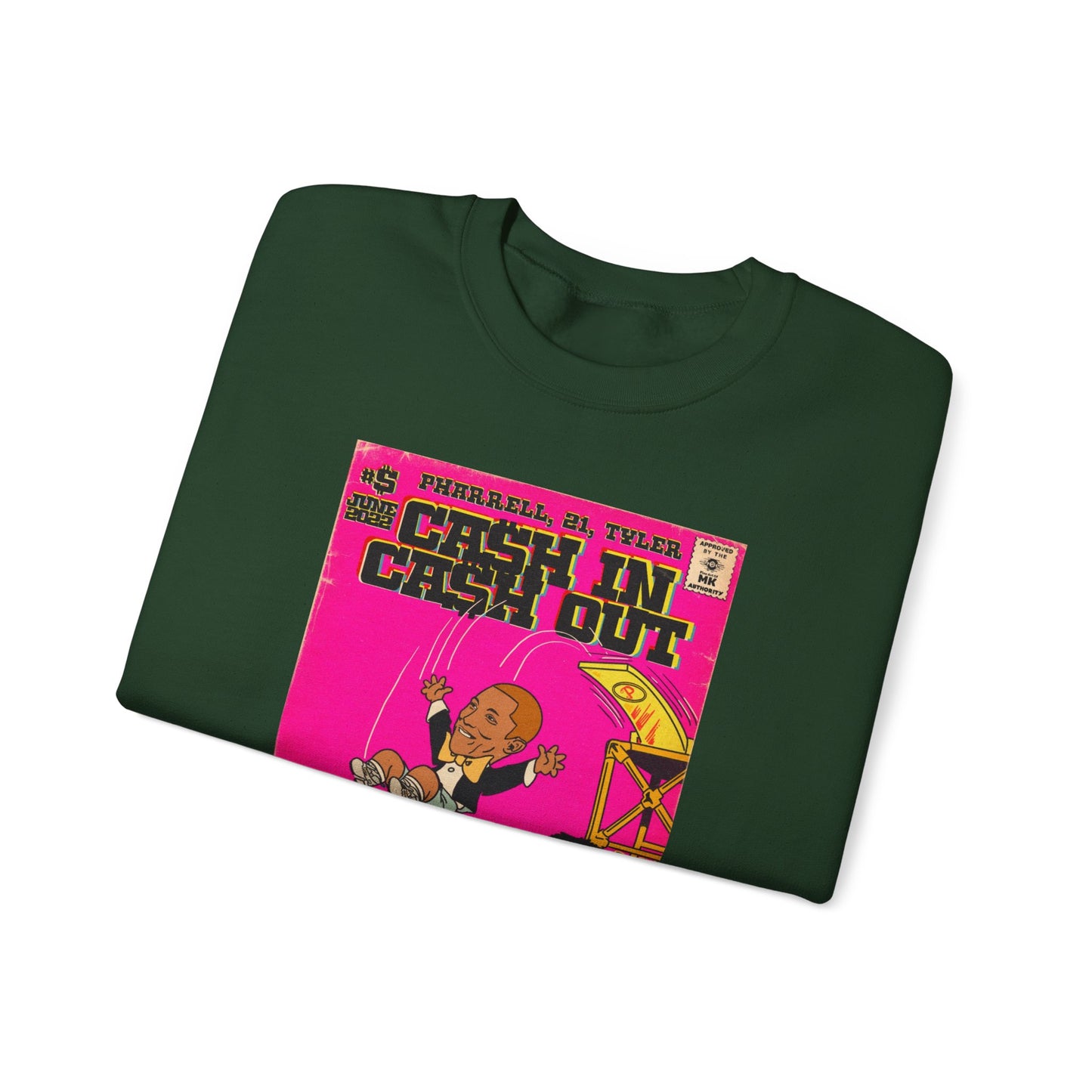 Pharrell, 21 Savage & Tyler - Cash In Cash Out - Unisex Heavy Blend™ Crewneck Sweatshirt