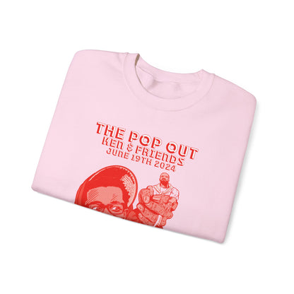Kendrick & Friends - The Pop Out  - RED VARIANT - Unisex Heavy Blend™ Crewneck Sweatshirt
