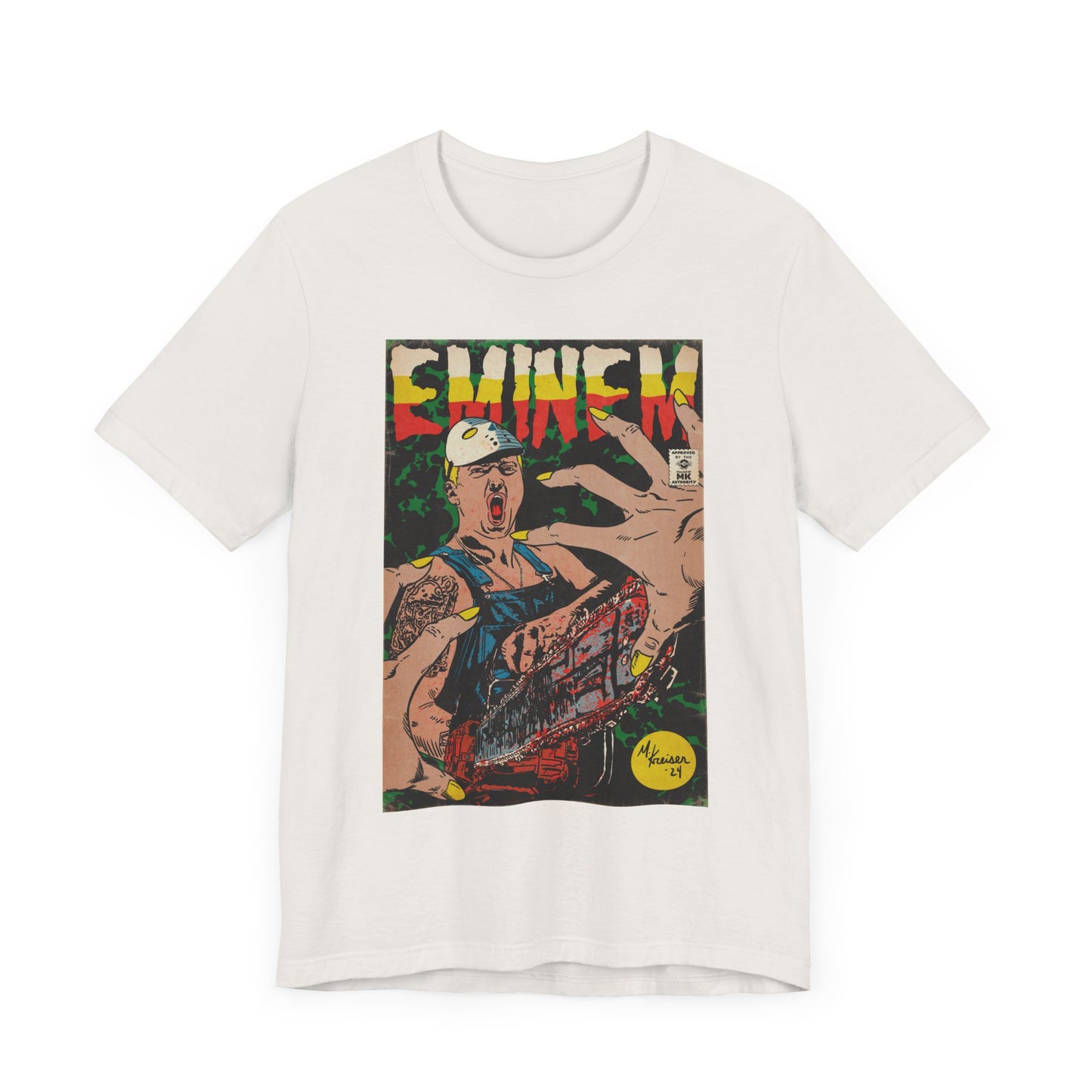 Eminem - Comic Book Art -  Unisex Jersey Short Sleeve Tee