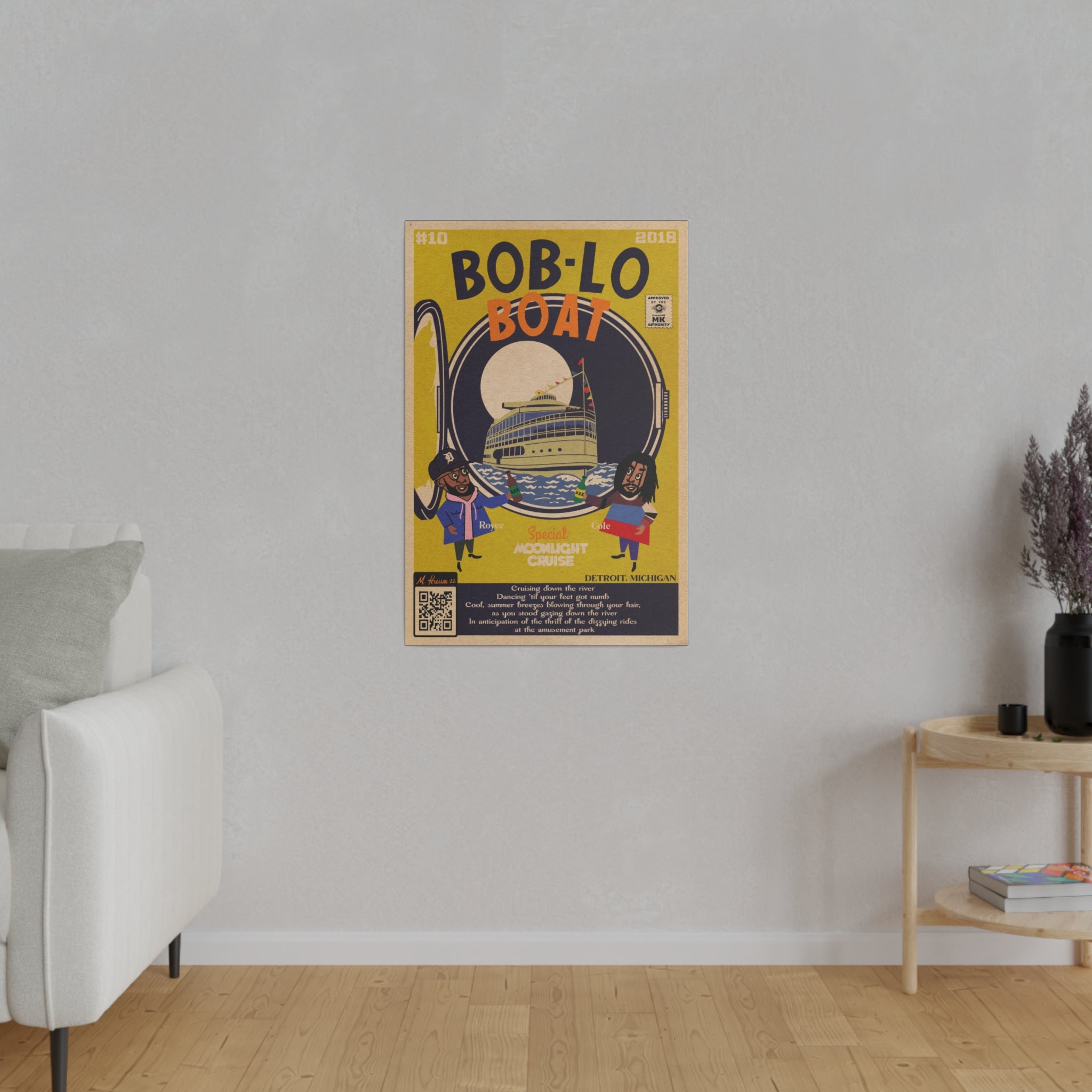 Boblo Boat - Matte Canvas, Stretched