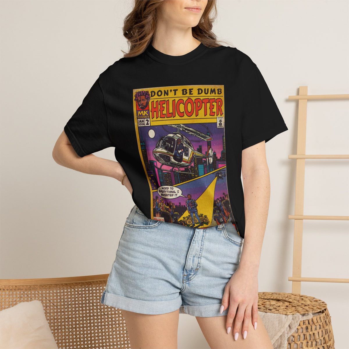 Helicopter - Unisex Comfort Colors T-shirt