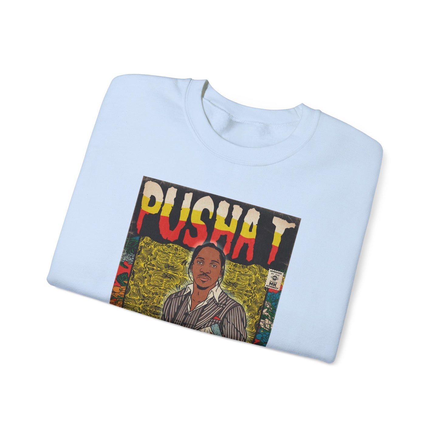 Pusha T - Comic Book Art - Unisex Heavy Blend™ Crewneck Sweatshirt