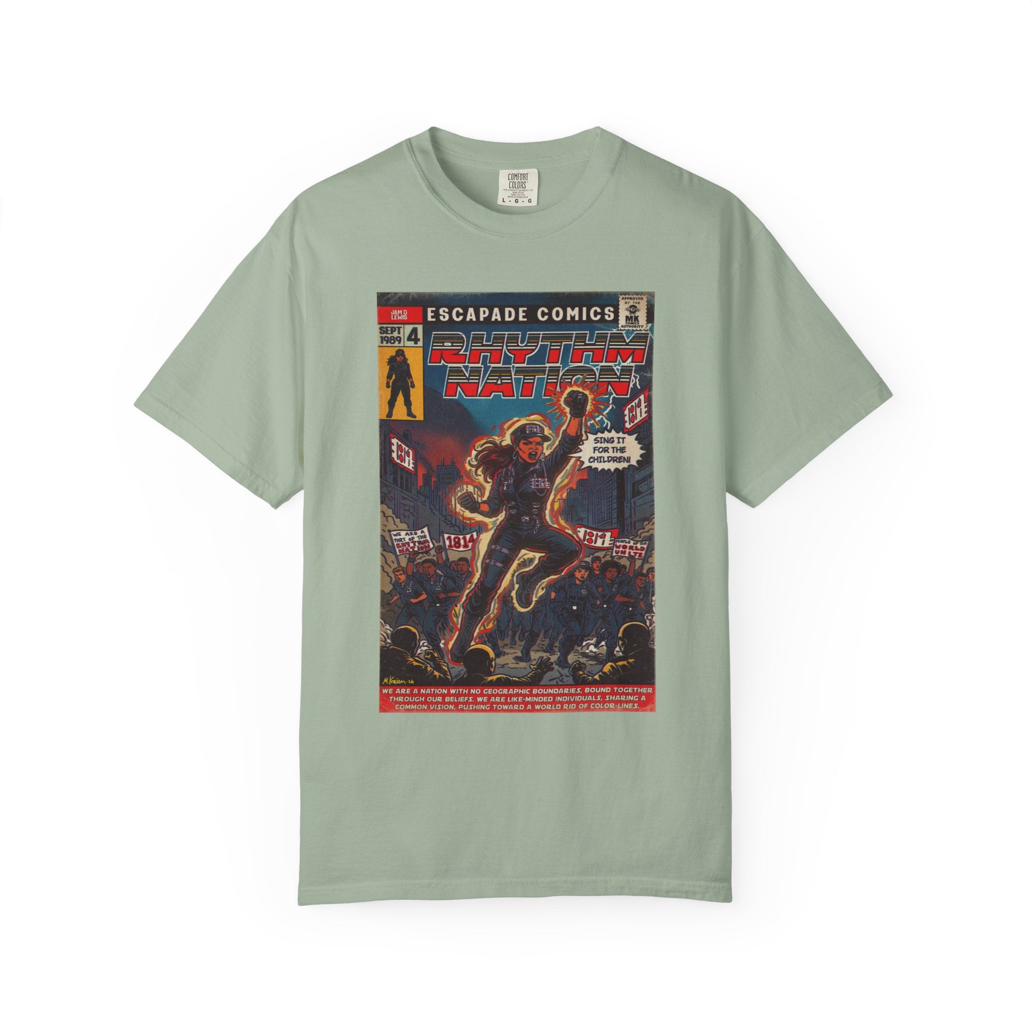 Rhythm Nation - Unisex Comfort Colors T-shirt