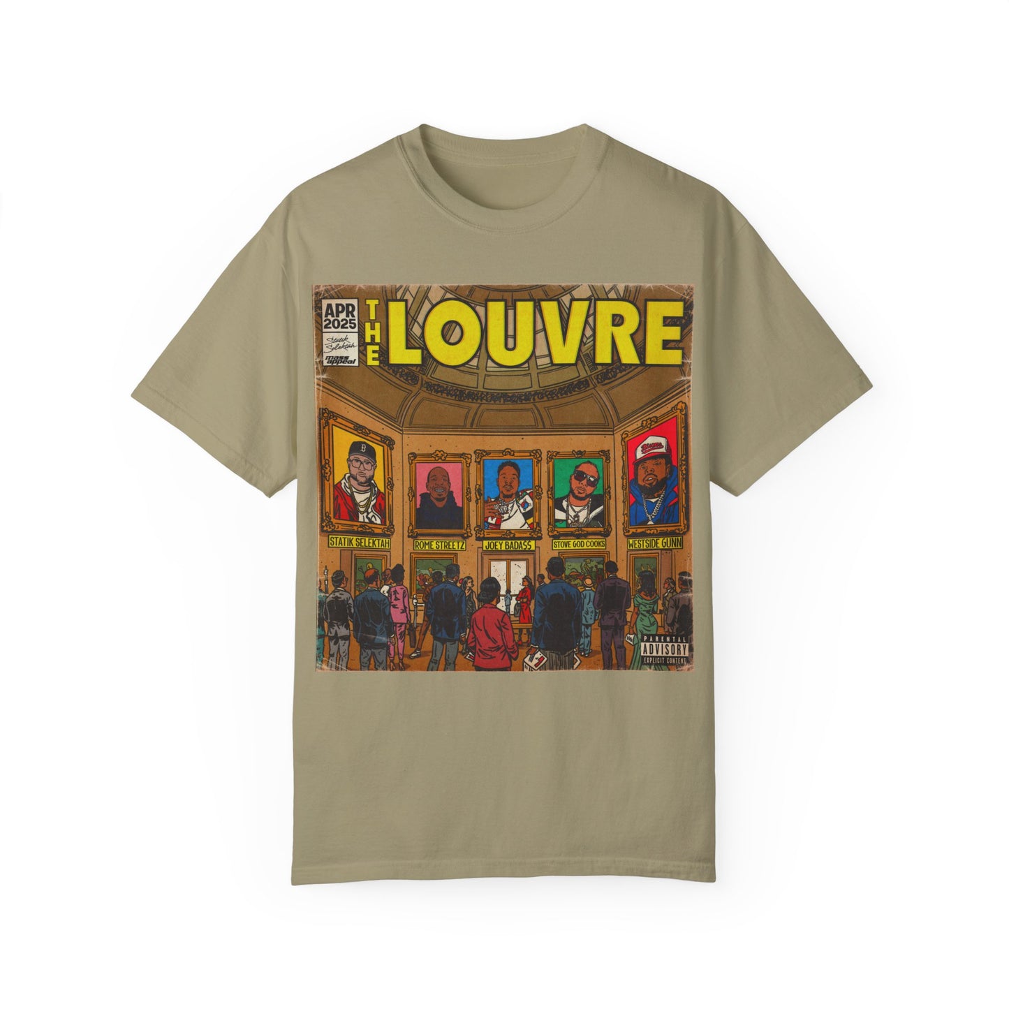 The Louvre - Statik Selektah & MK Collab - Unisex Comfort Colors T-shirt