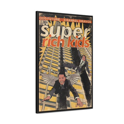 Frank Ocean & Earl Sweatshirt - Super Rich Kids - Gallery Canvas Wraps, Vertical Frame