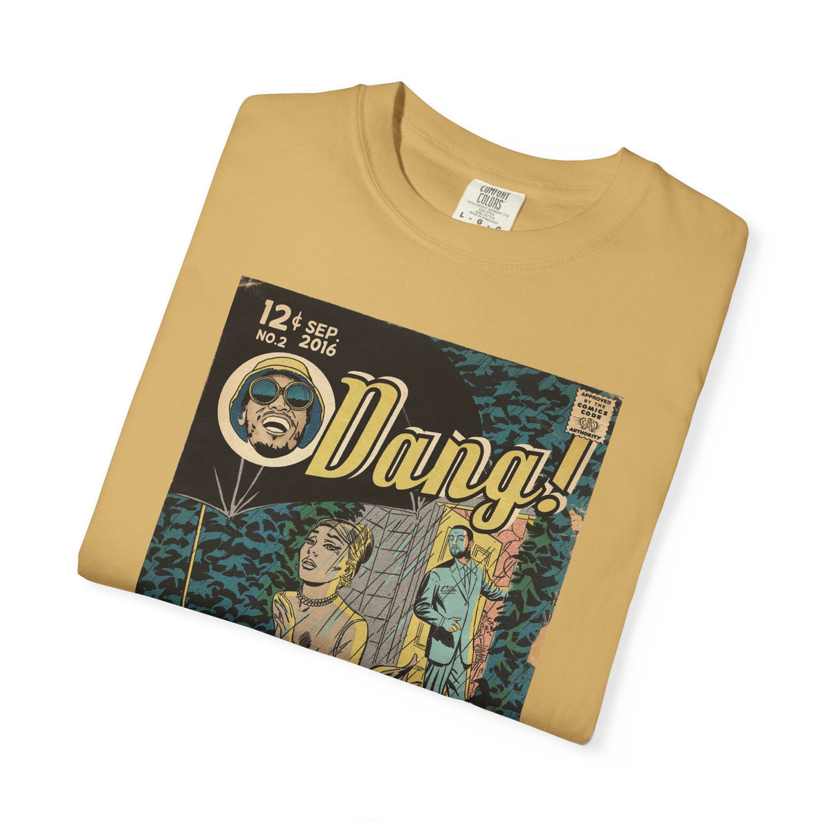 Verdammt! – Unisex-T-Shirt mit Stückfärbung
