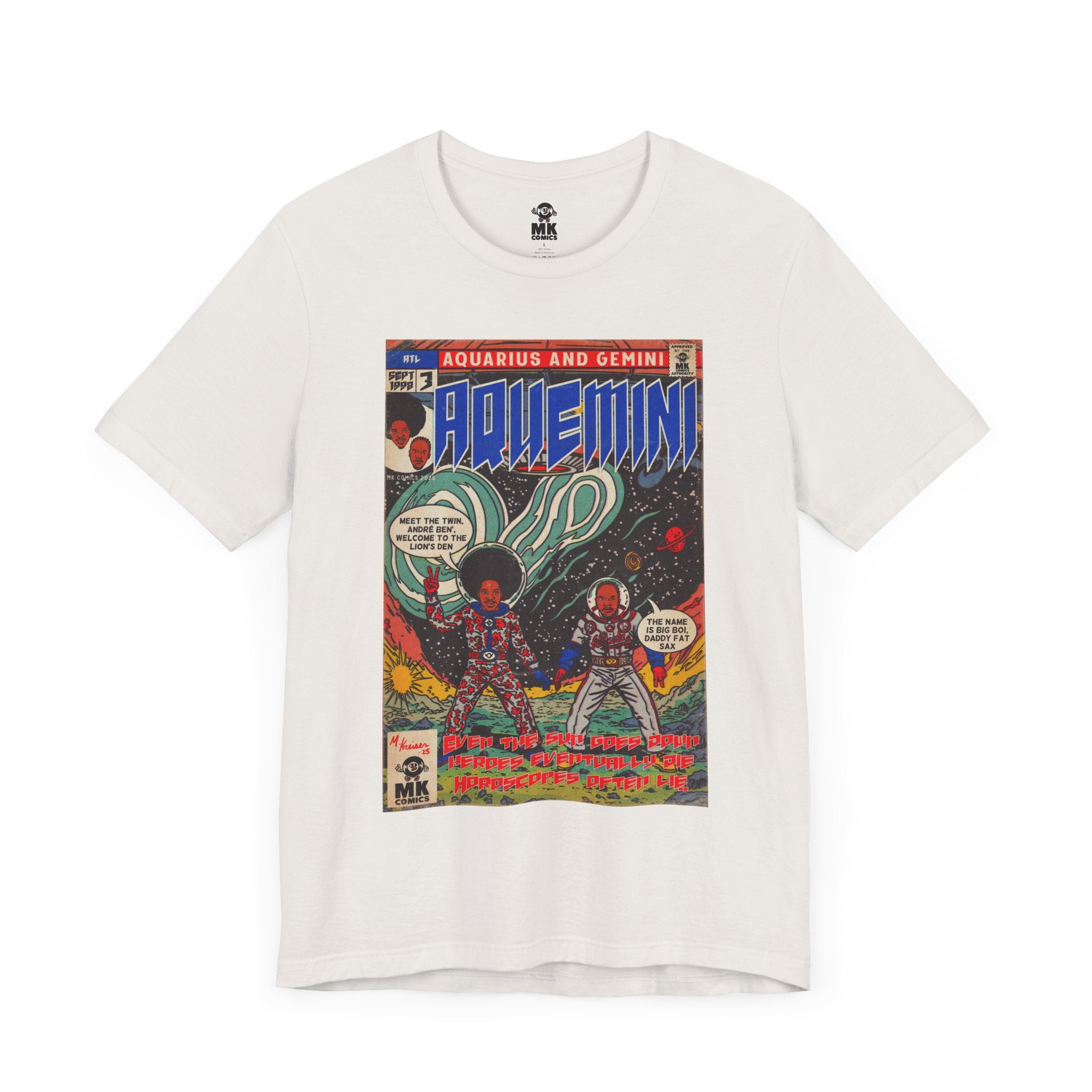 Aquemini - Comic Book Art - Unisex Jersey Short Sleeve Tee
