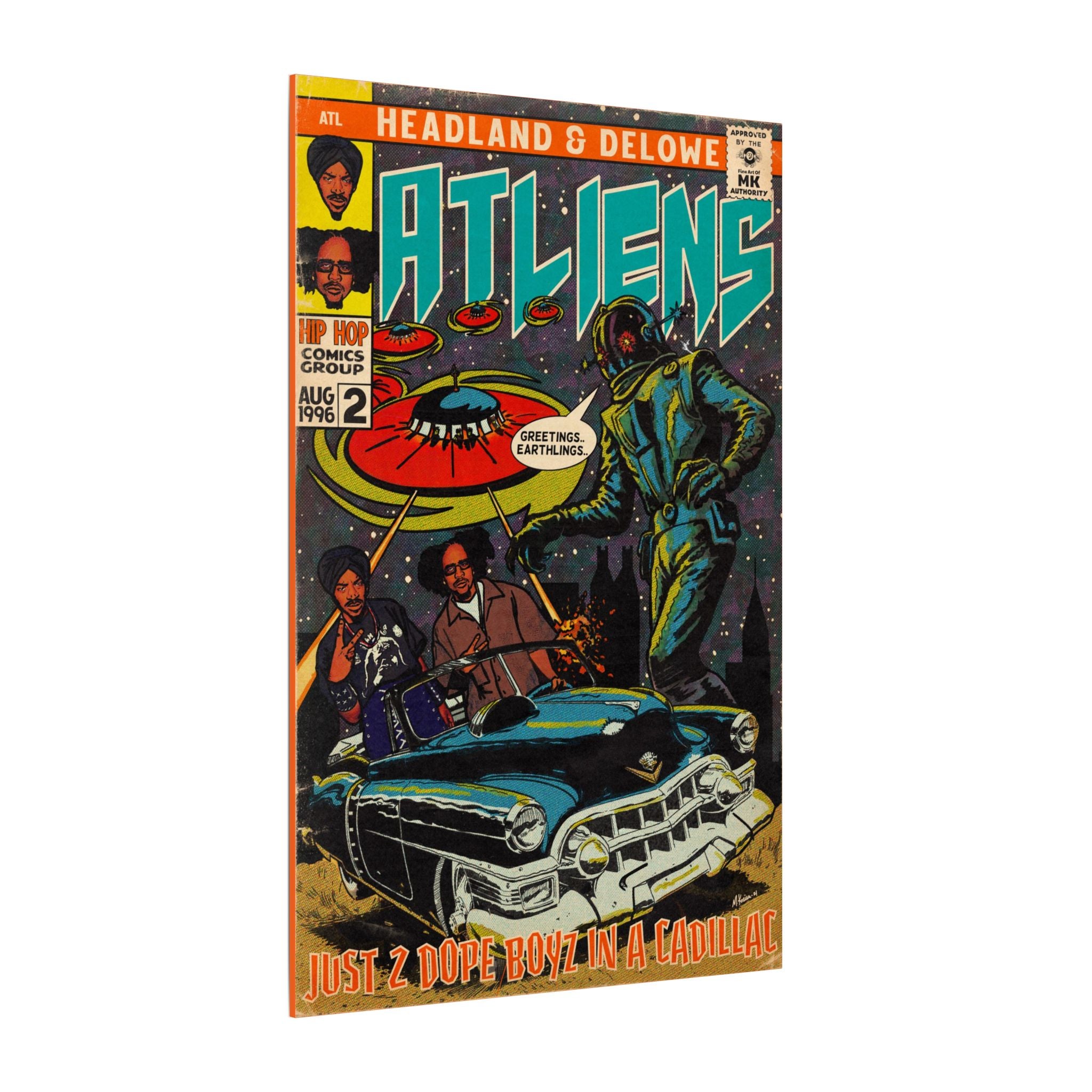 ATLiens - 2 Dope Boyz in a Cadillac - Matte Canvas, Stretched, 0.75" (Multi-Size)