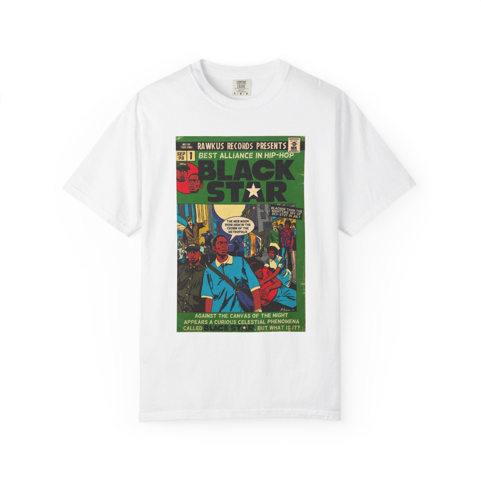 Black Star - Unisex Comfort Colors T-shirt