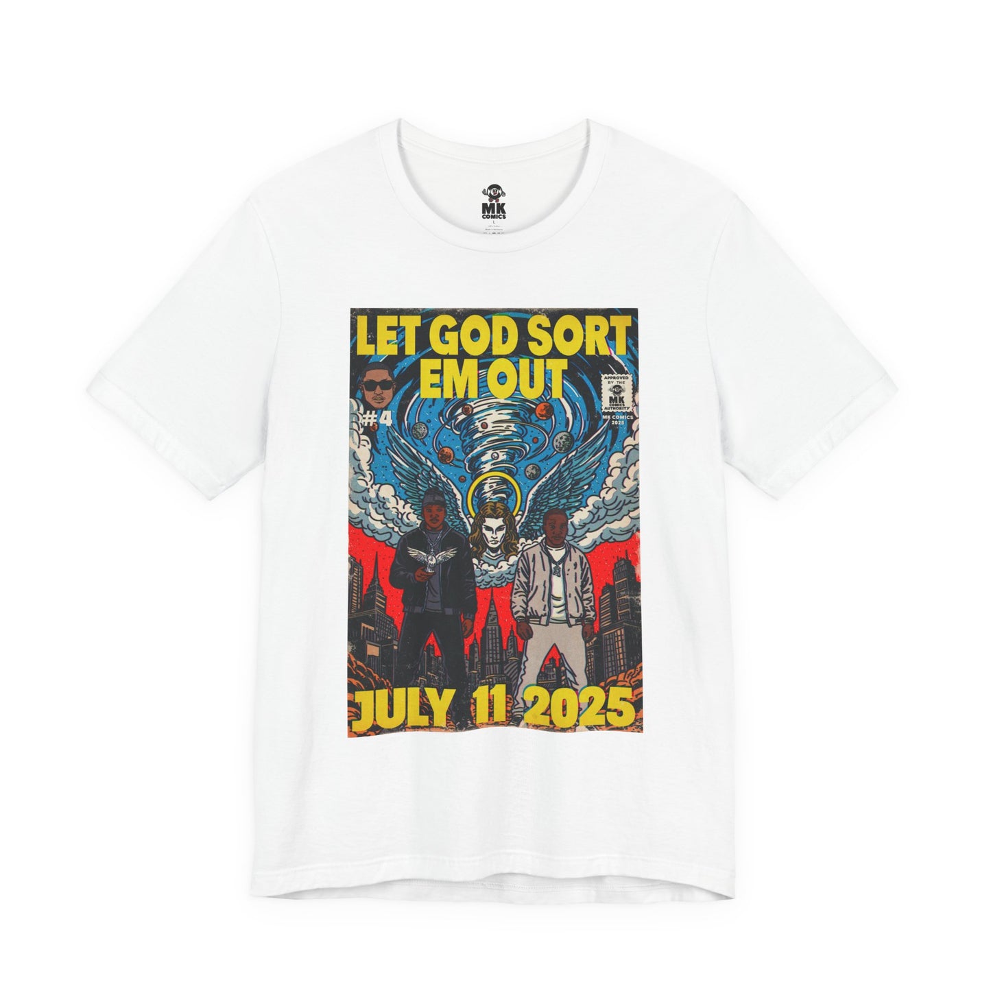 Let God Sort Em Out - Unisex Jersey Short Sleeve Tee