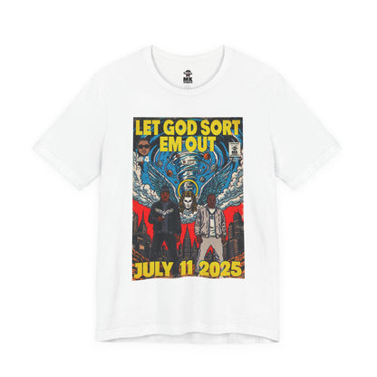 Let God Sort Em Out - Unisex Jersey Short Sleeve Tee