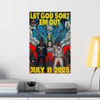 Let God Sort Em Out - Matte Vertical Posters