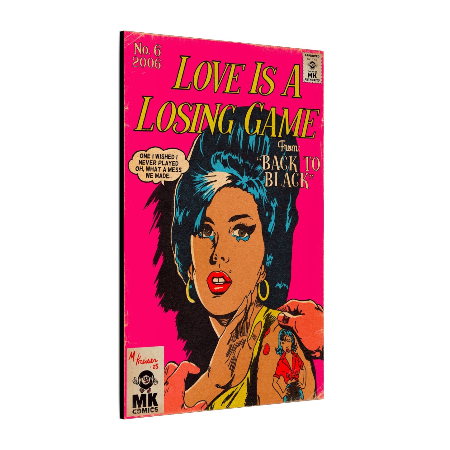 Love Is A Losing Game - Matte Canvas, Stretched