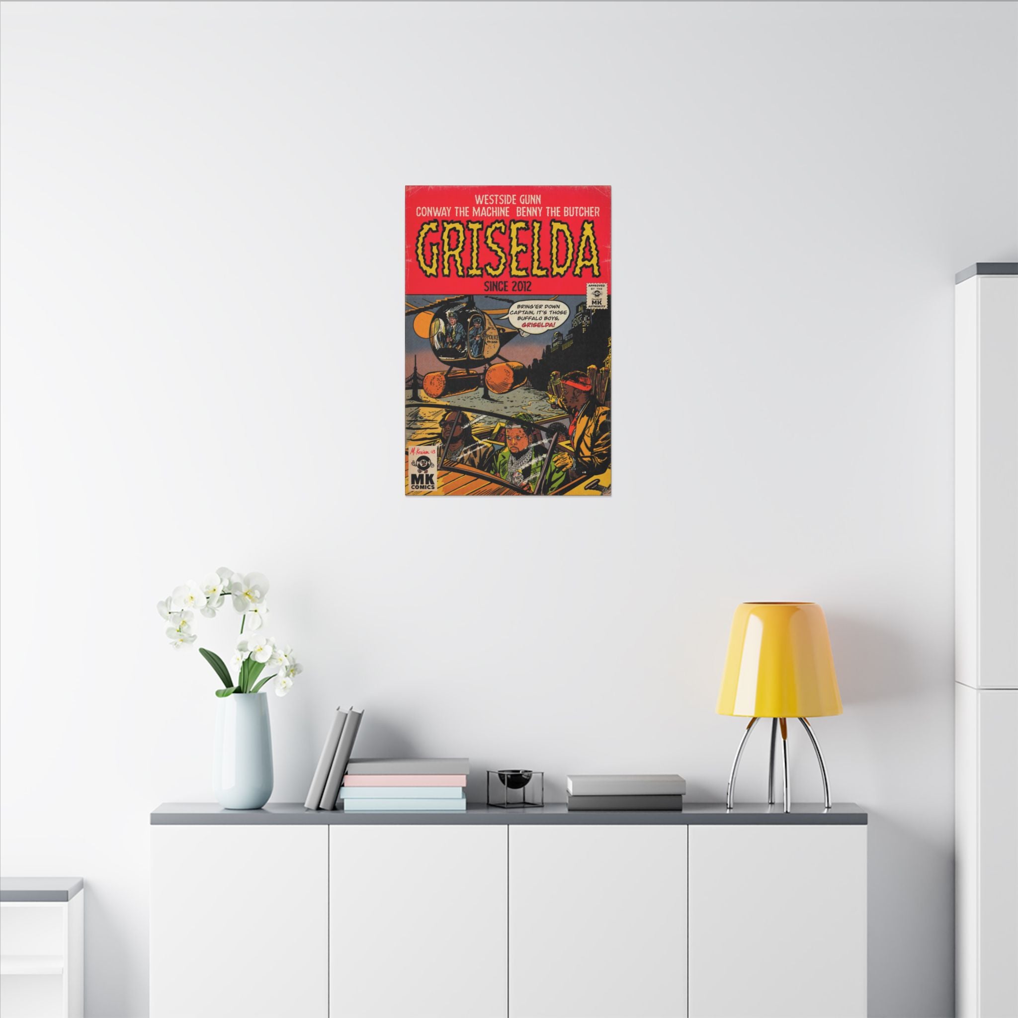 Griselda - Comic Book Art - Matte Canvas, Stretched, 0.75"