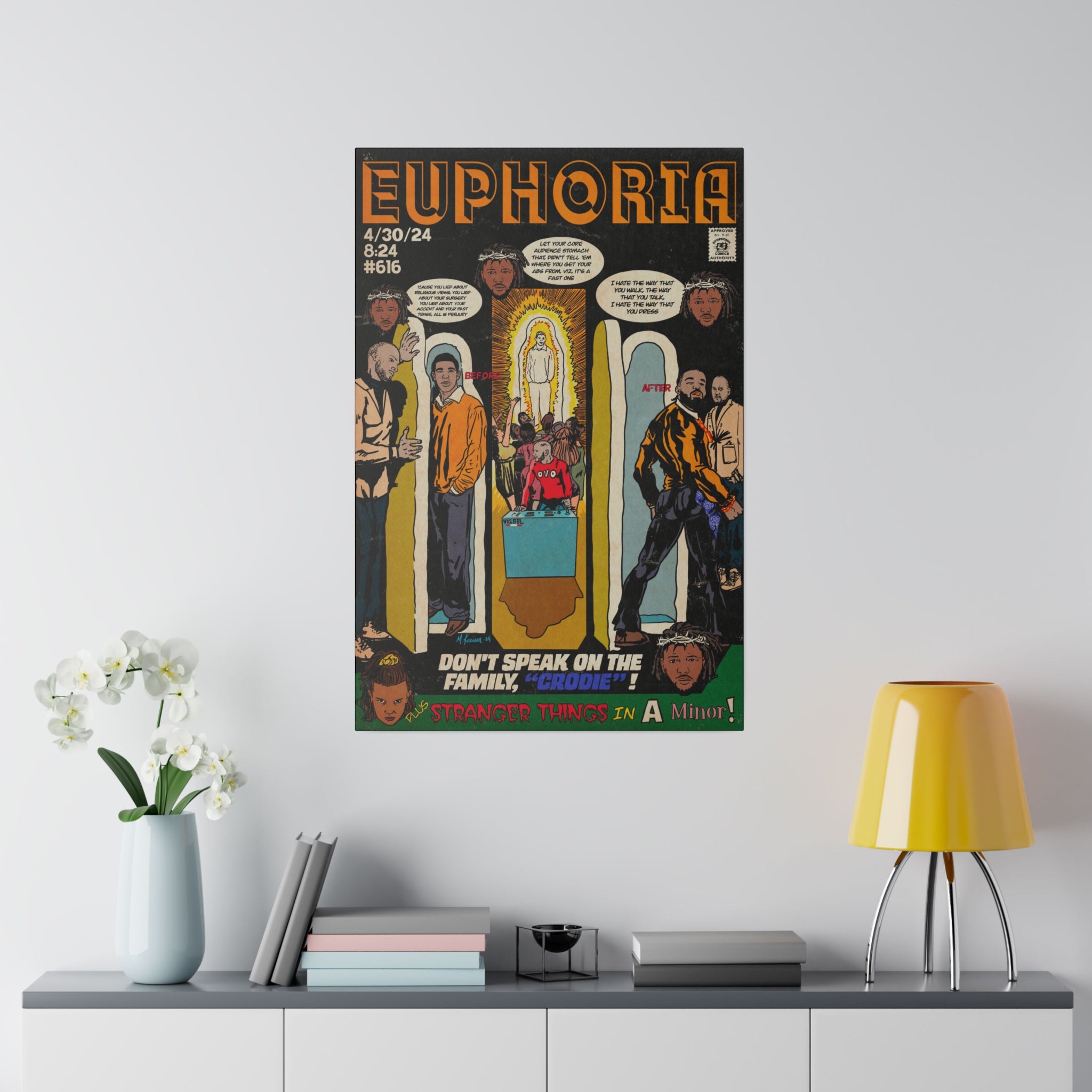 Euphoria - Matte Canvas, Stretched, 0.75"