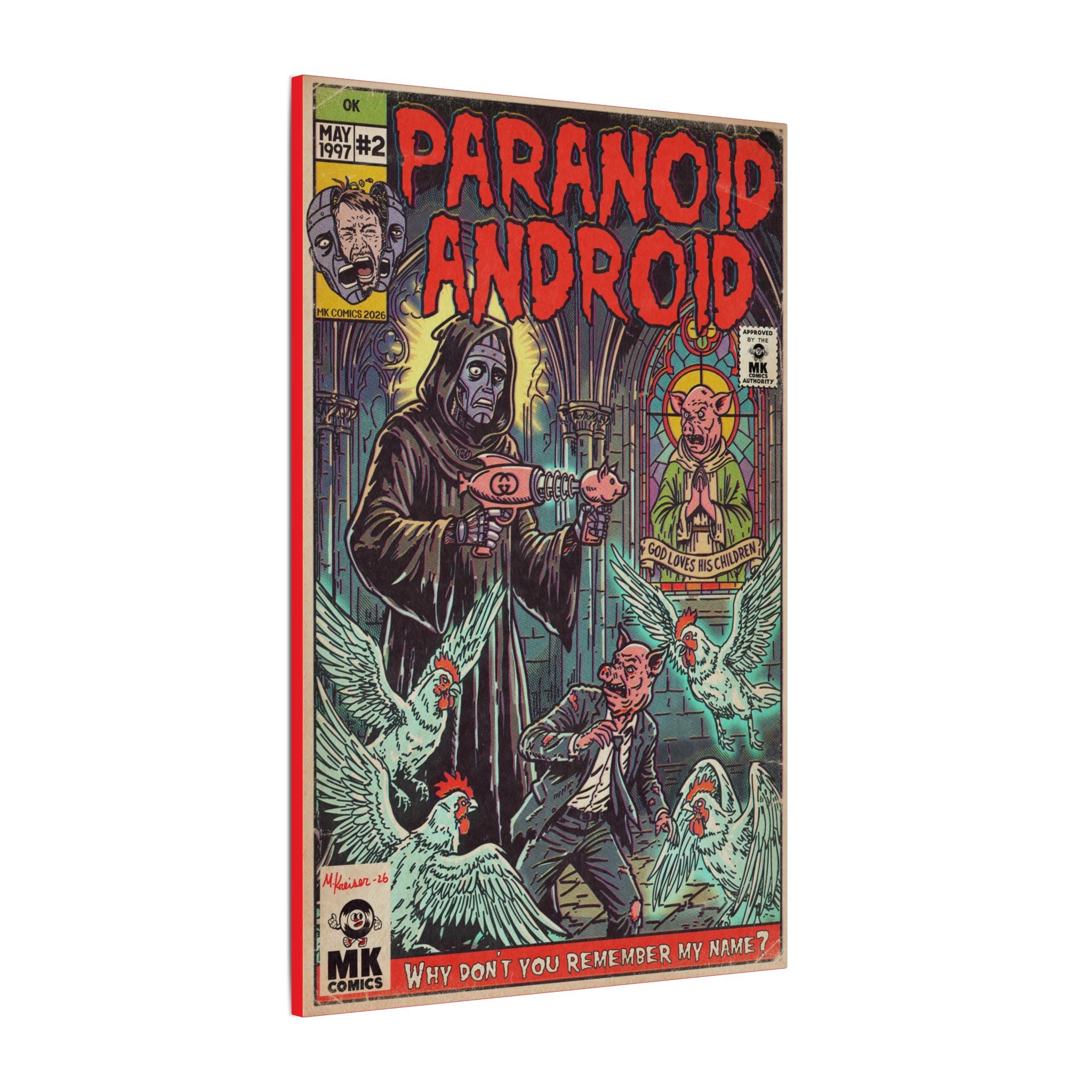 Paranoid Android - Matte Canvas, Stretched, 0.75" (Multi-Size)