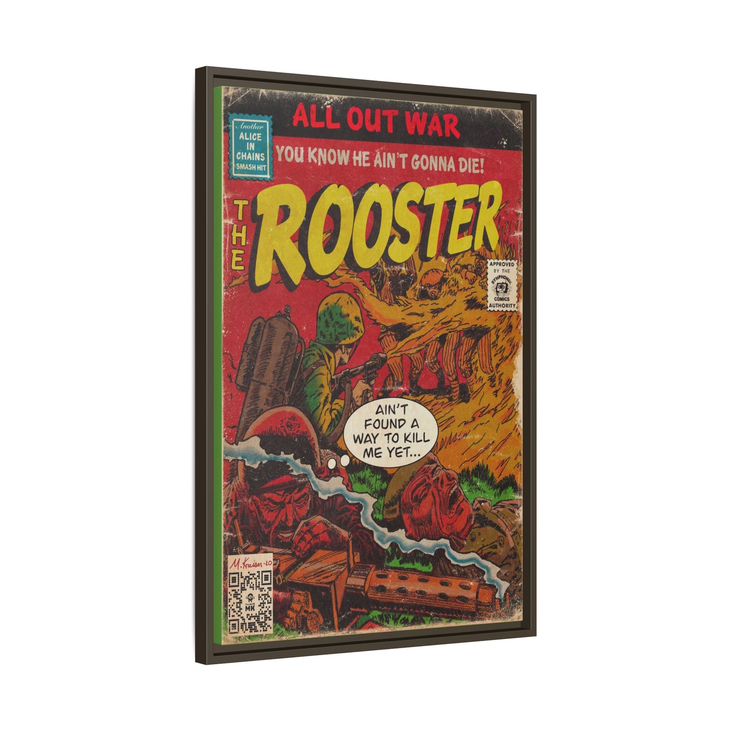 Alice In Chains - Rooster - Gallery Canvas Wraps, Vertical Frame