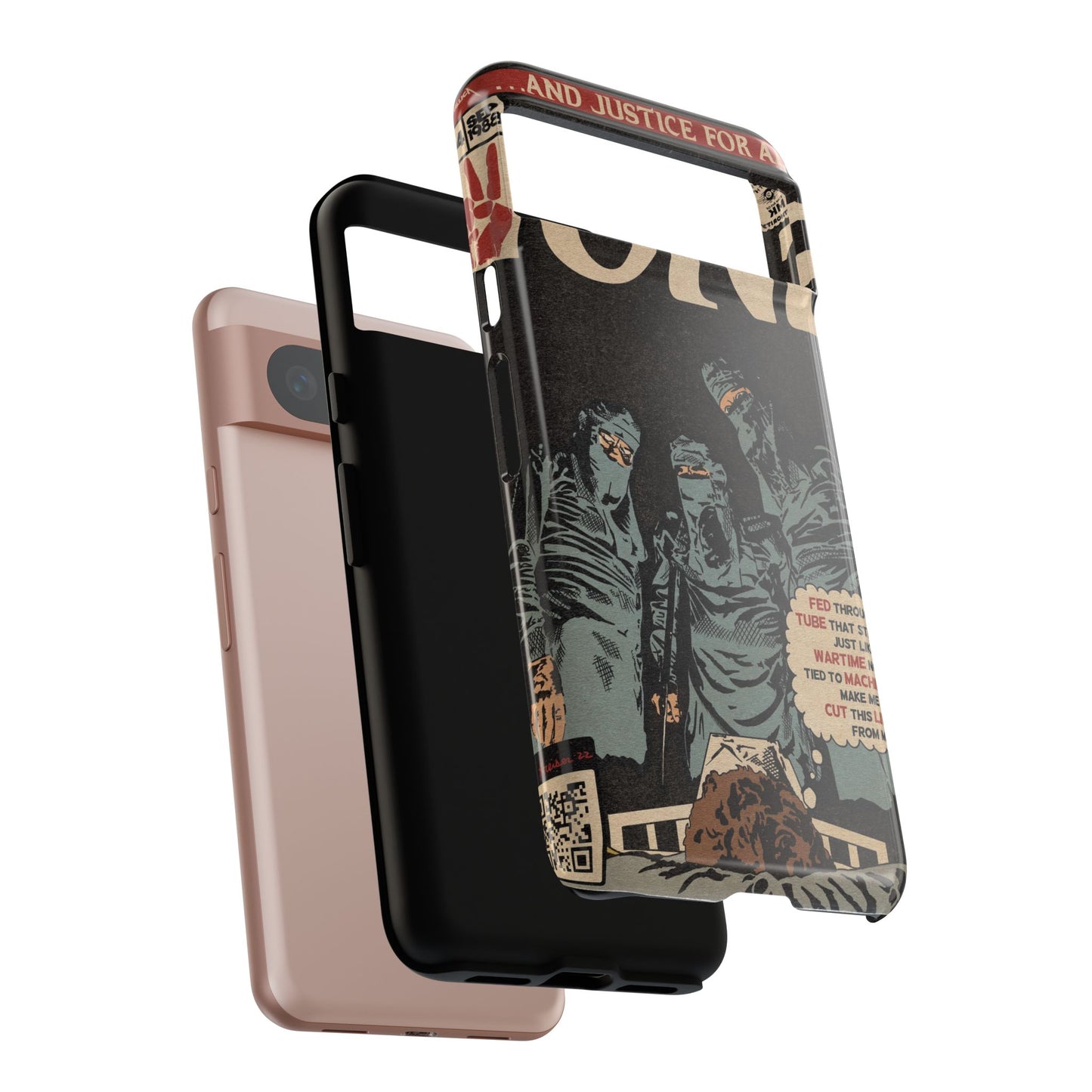 Metallica- One - Johnny Got His Gun Comic Book Art - Tough Phone Cases