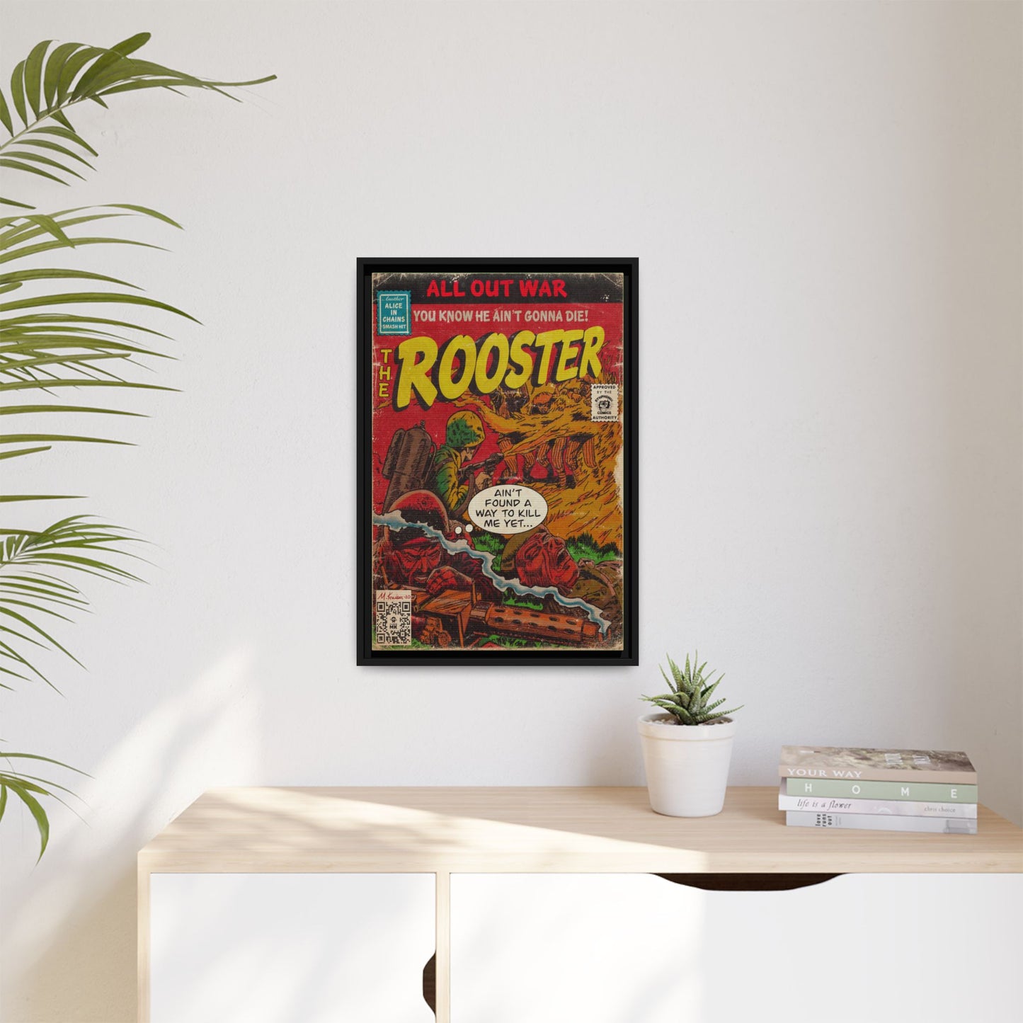 Alice In Chains - Rooster - Gallery Canvas Wraps, Vertical Frame