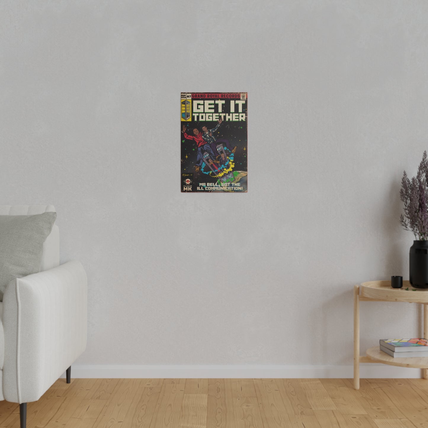Beastie Boys & Q-Tip - Get it Together - Matte Canvas, Stretched, 0.75"