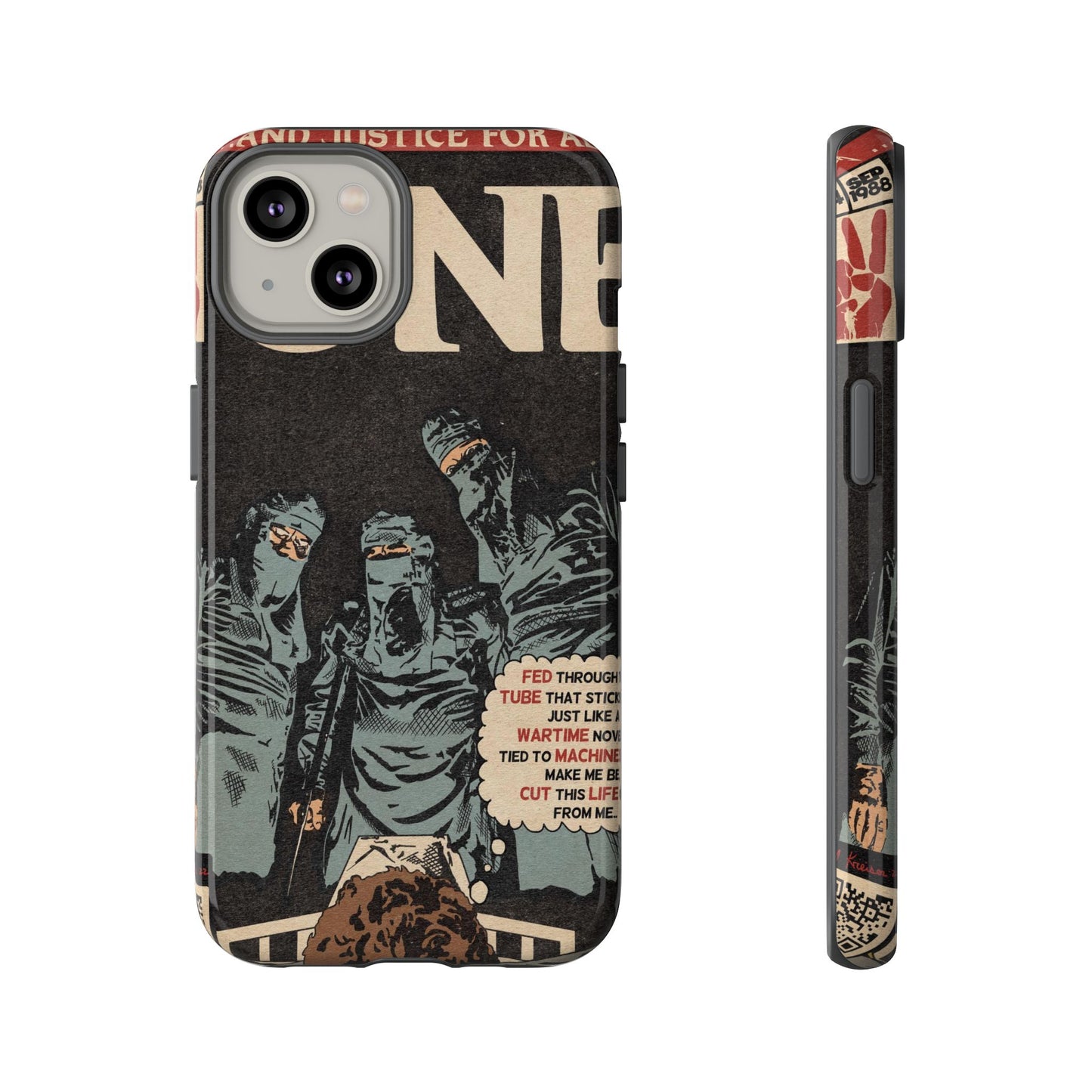 Metallica- One - Johnny Got His Gun Comic Book Art - Tough Phone Cases