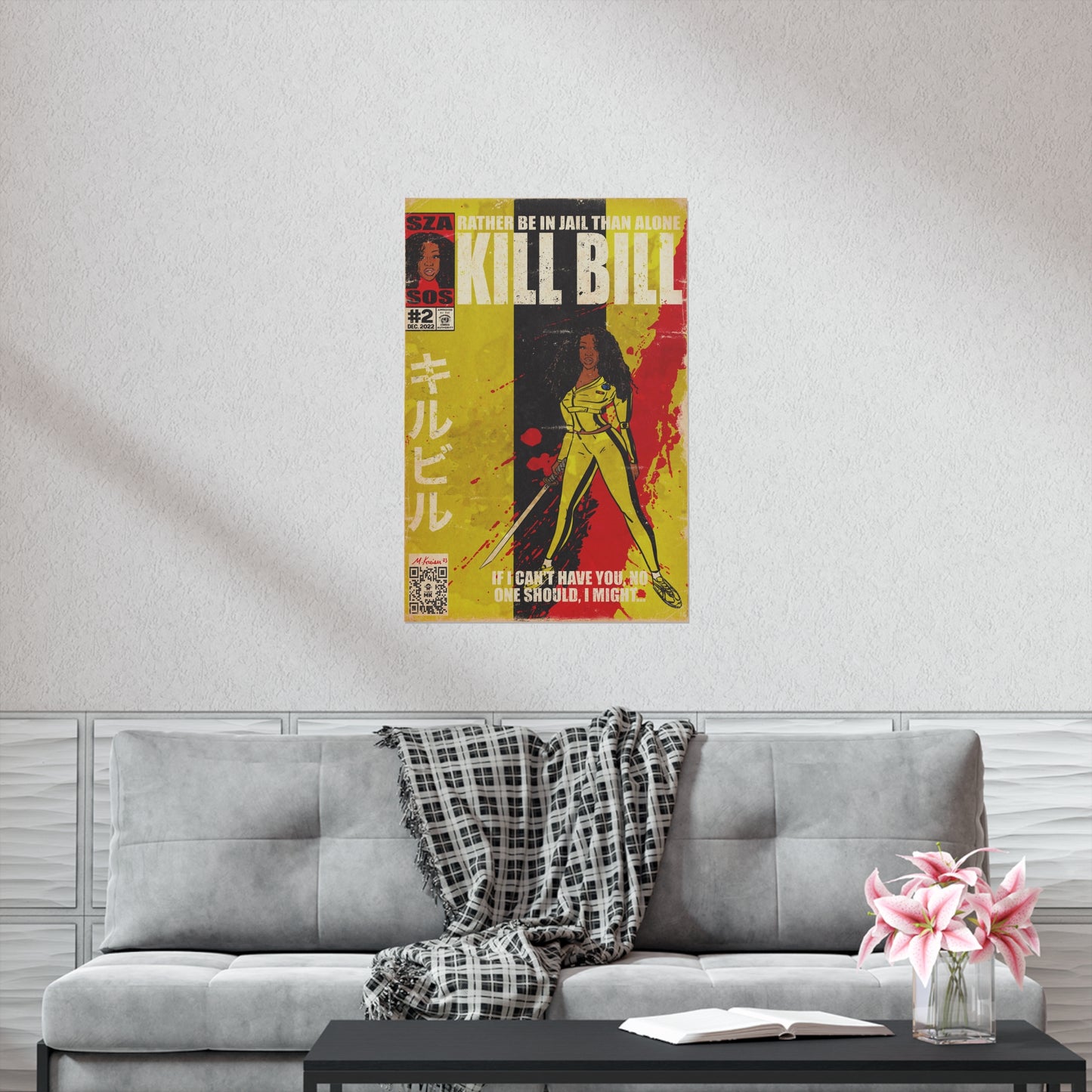 SZA - Kill Bill -  Vertical Matte Poster