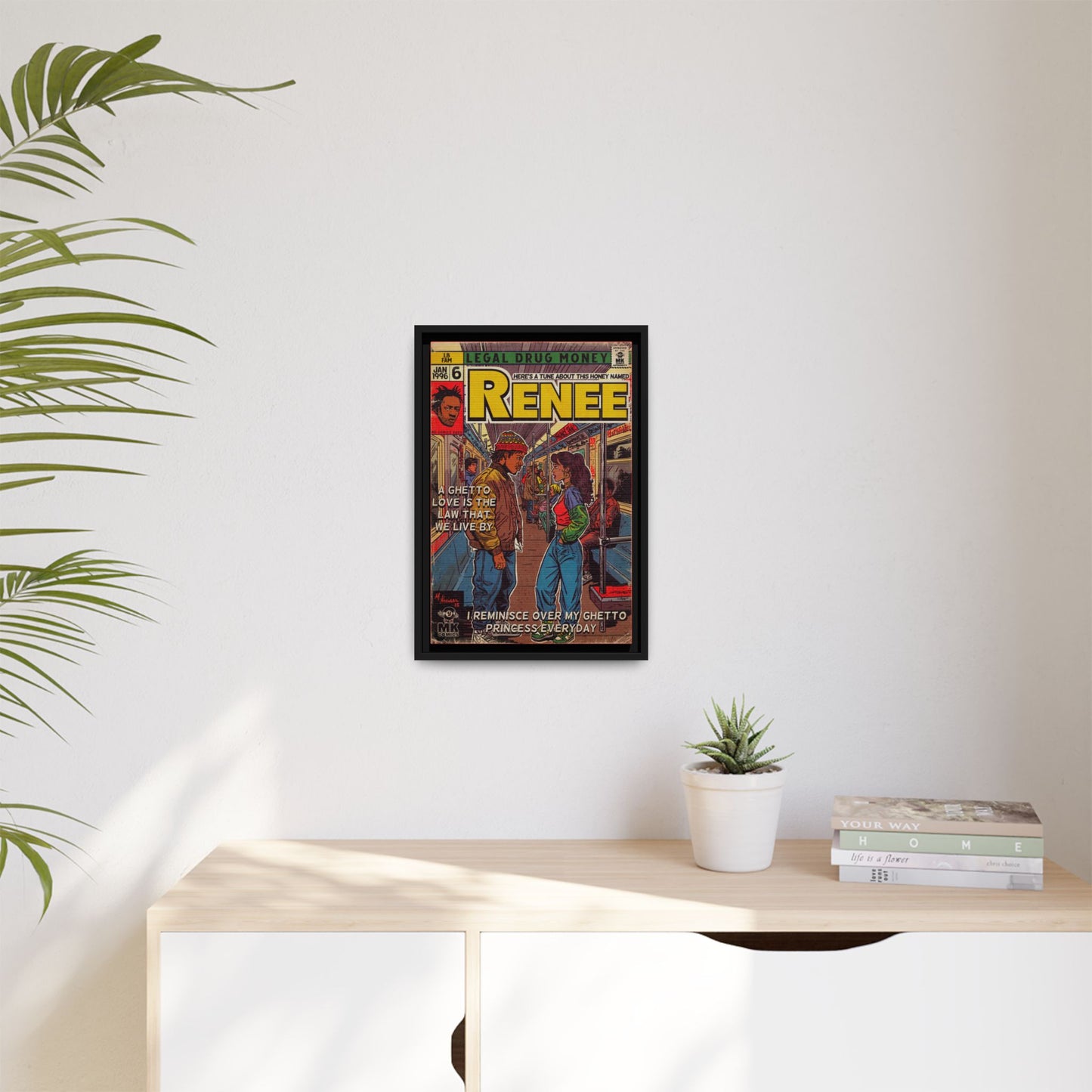 Lost Boyz - Renee - Matte Canvas, Framed (Multi-color)