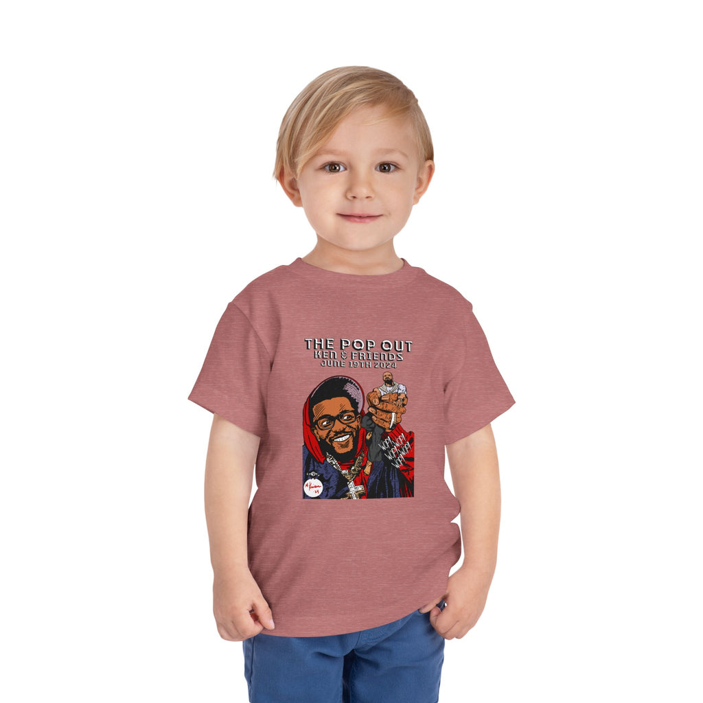 The Pop Out - Toddler Short Sleeve Tee