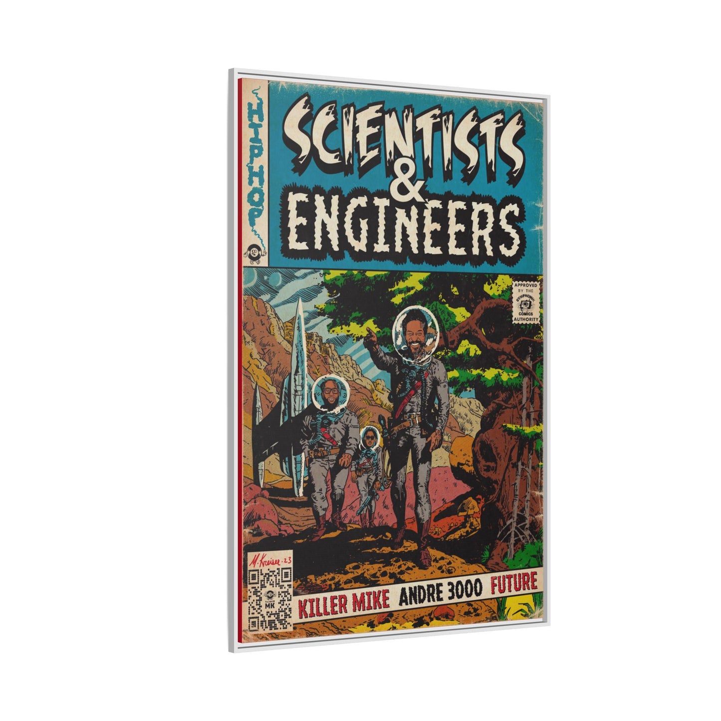 Killer Mike - Scientists & Engineers - Andre 3000 - Future - Gallery Canvas Wraps, Vertical Frame