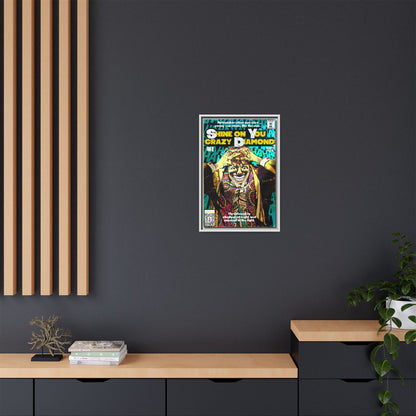 Pink Floyd - Shine on You crazy Diamond -  Gallery Canvas Wraps, Vertical Frame