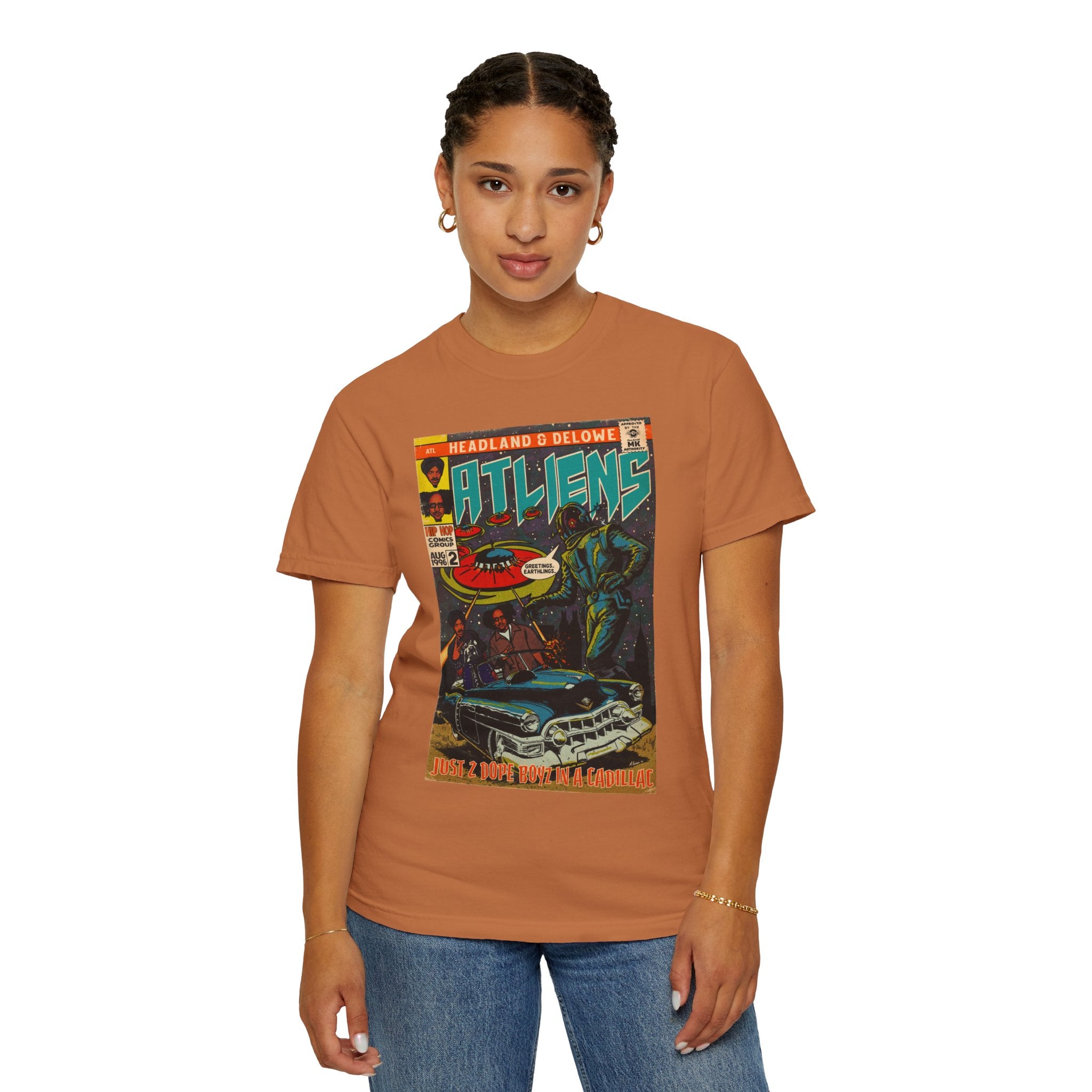 ATLiens - 2 Dope Boyz in a Cadillac - Unisex Comfort Colors T-shirt