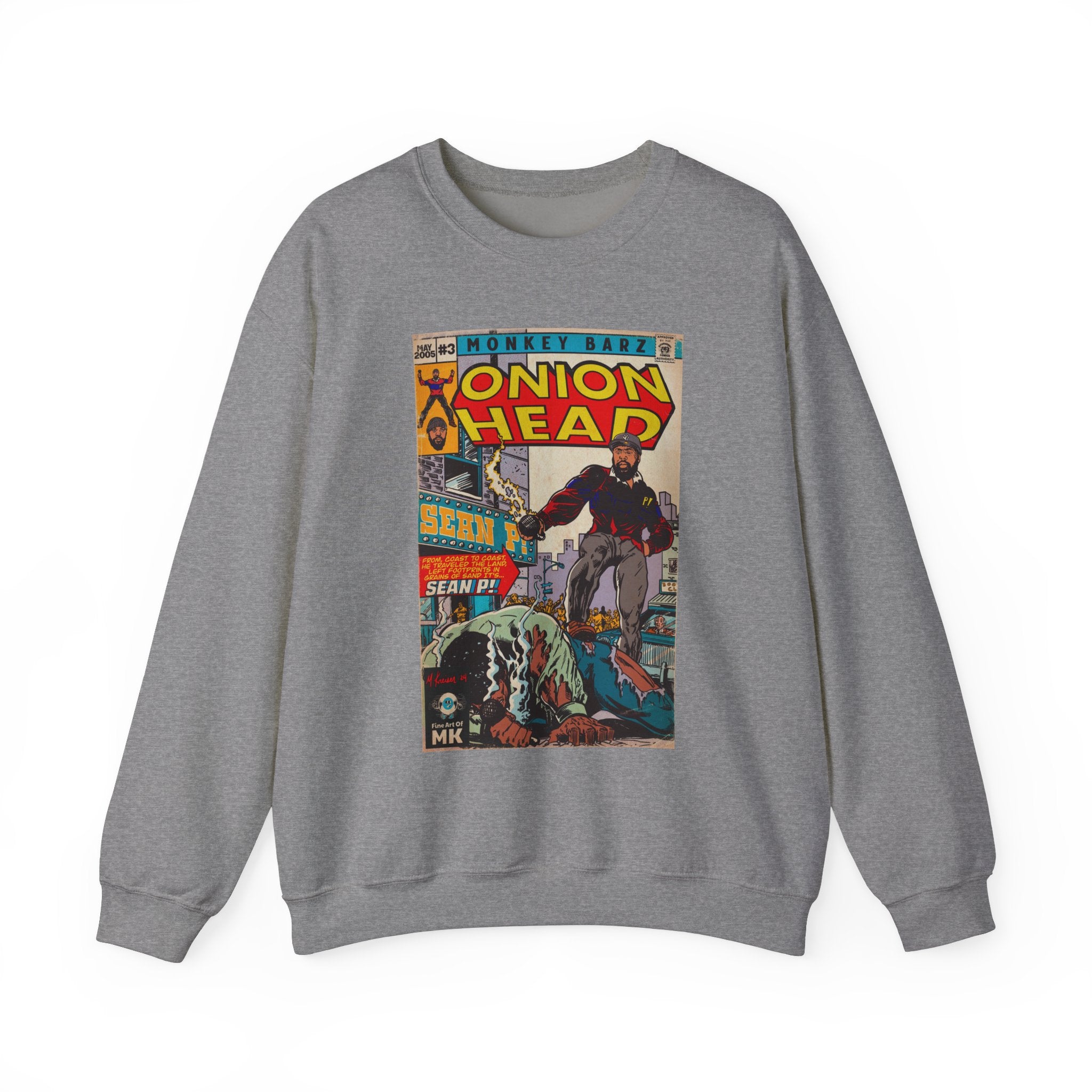 Onion Head - Unisex Heavy Blend™ Crewneck Sweatshirt