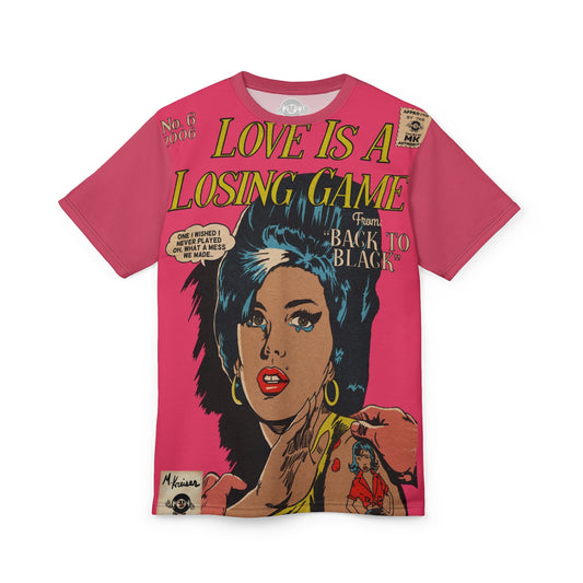 Love is a Losing Game - Unisex Cut & Sew Tee (AOP)