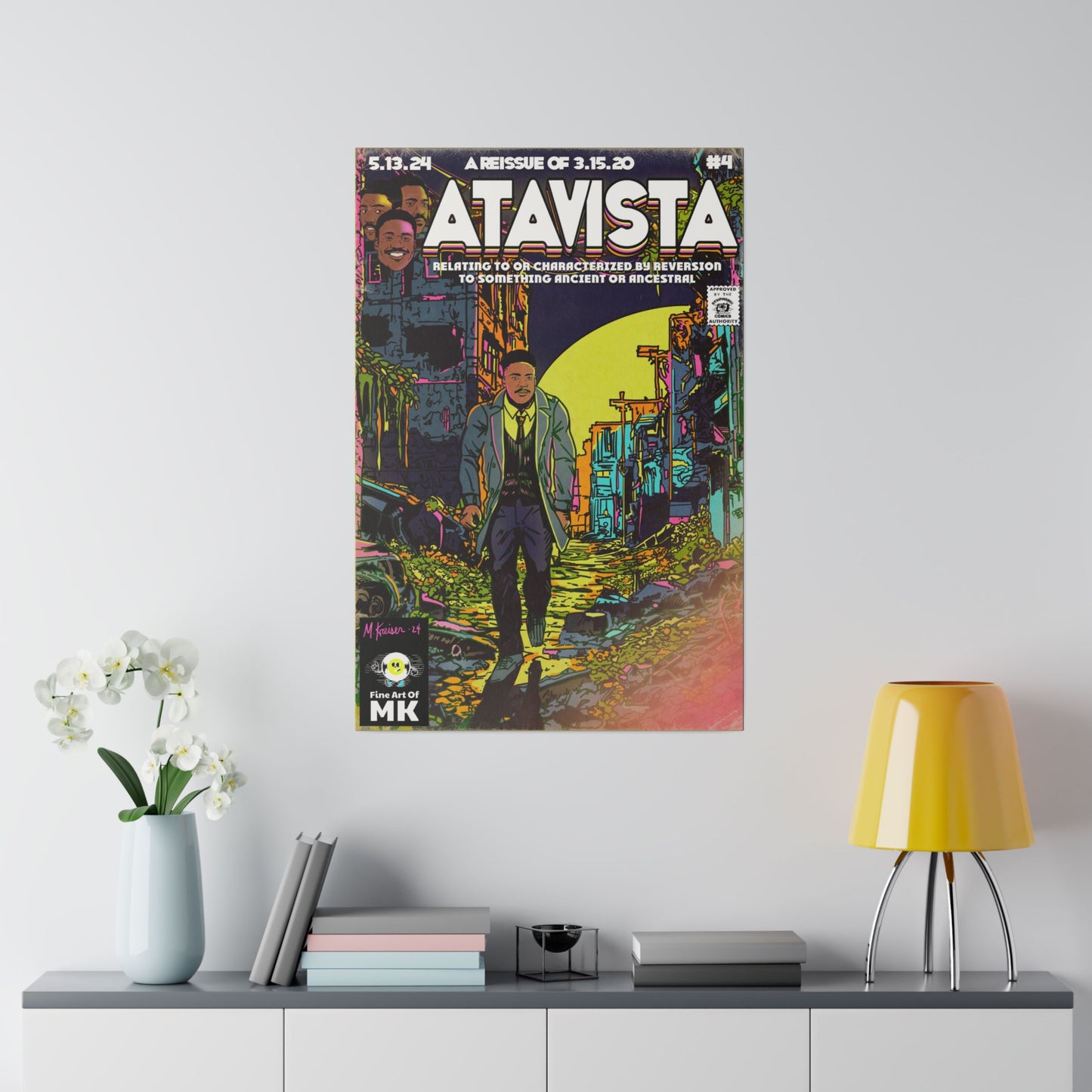 Childish Gambino - Atavista - Matte Canvas, Stretched, 0.75"