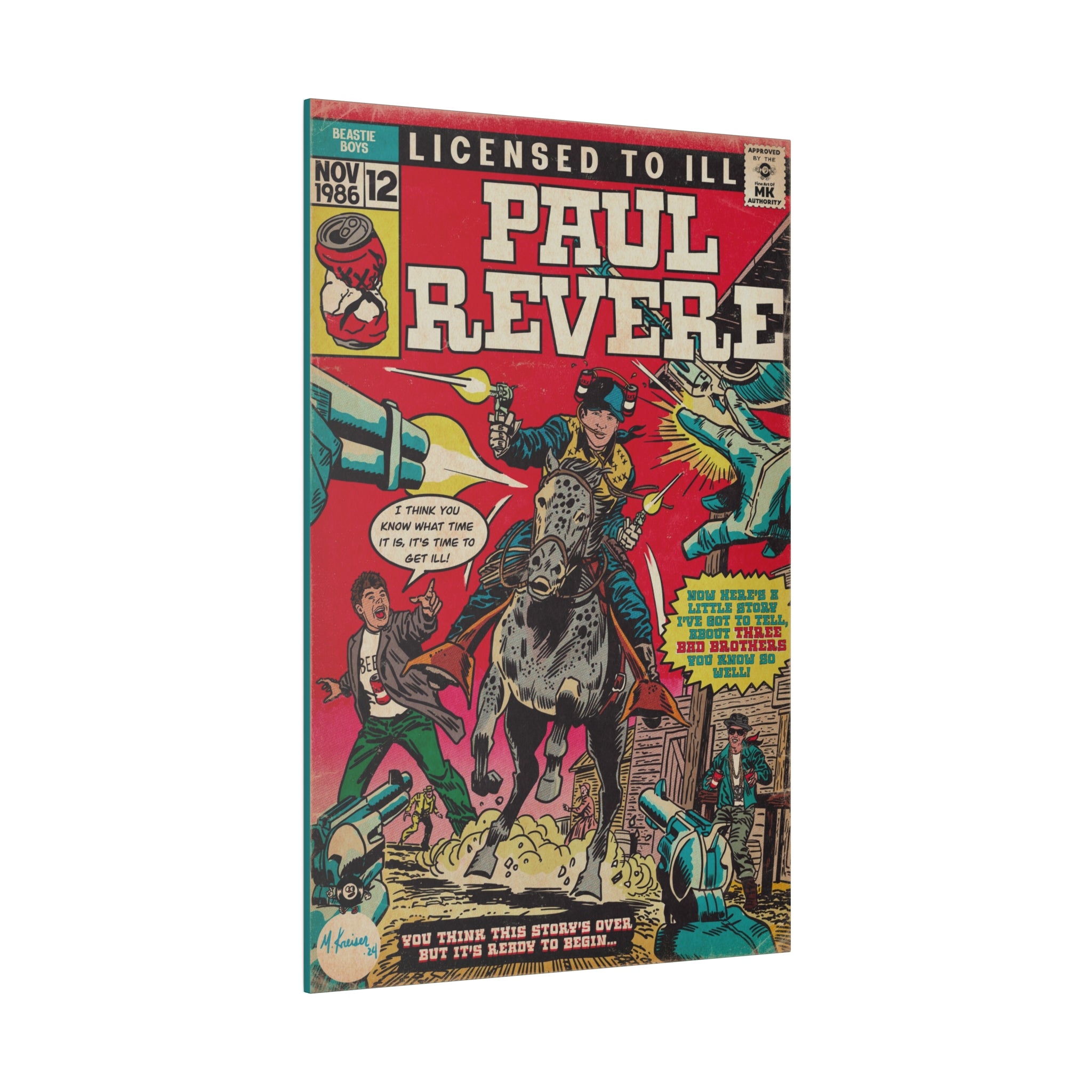 Paul Revere - Matte Canvas, Stretched, 0.75"