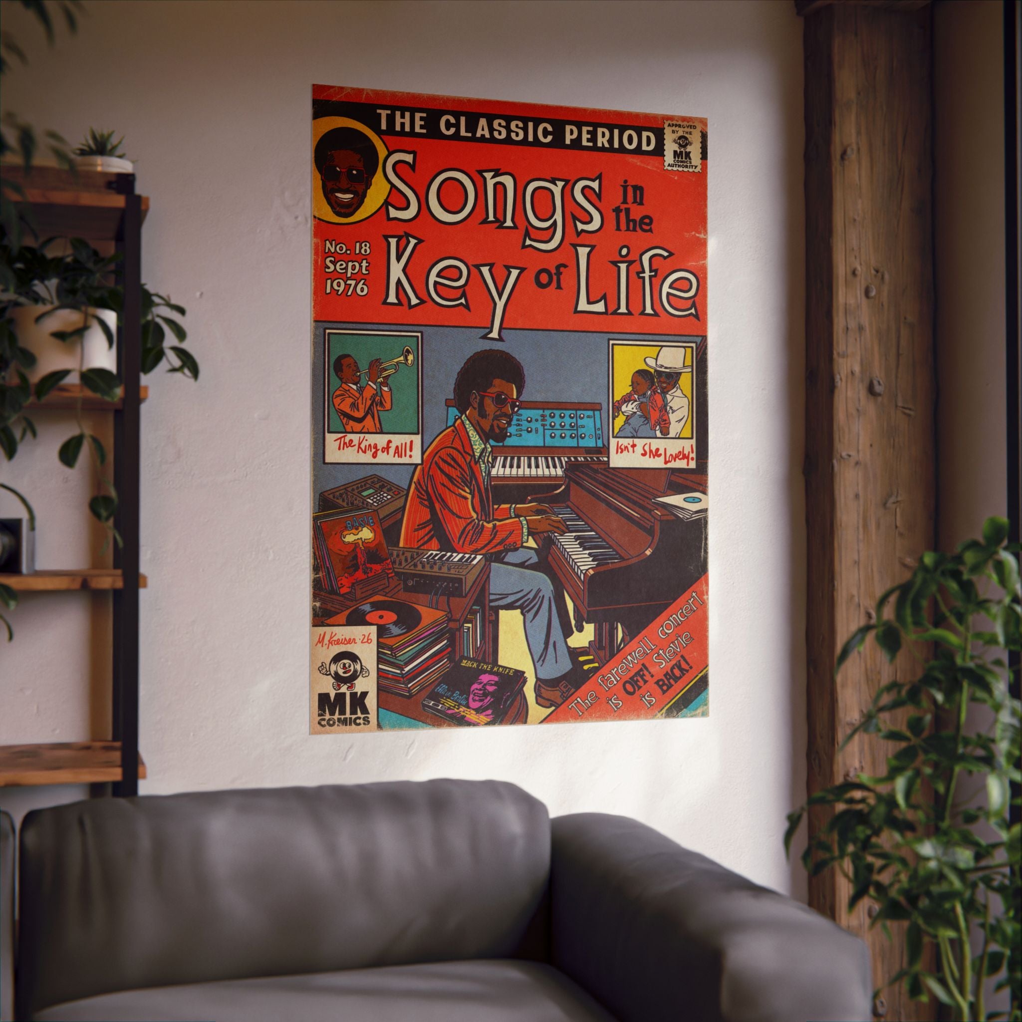 Songs in the Key of Life - Matte Vertical Posters