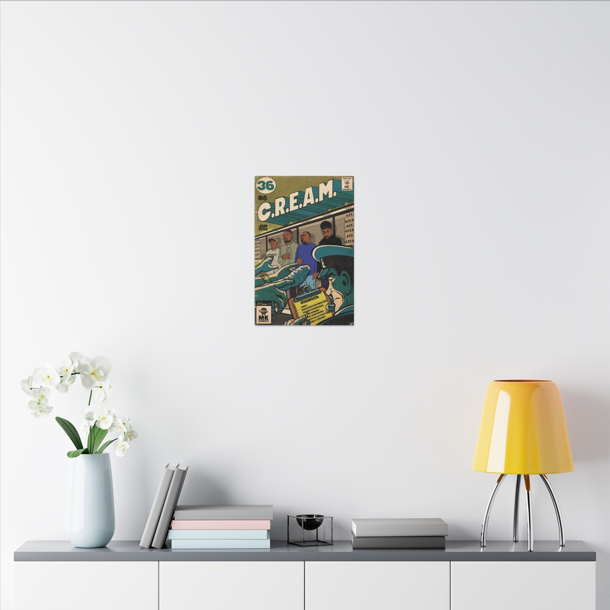 C.R.E.A.M - Matte Canvas, Stretched, 0.75" (Multi-Size)