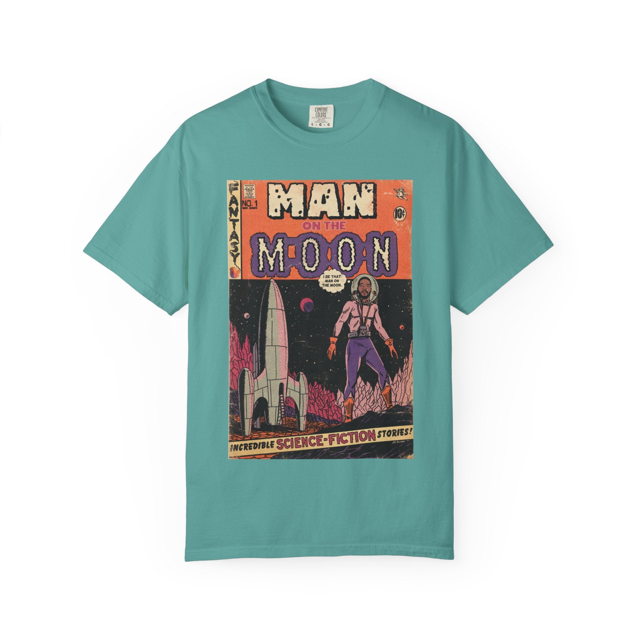 Man on the Moon - Unisex Comfort Colors T-shirt