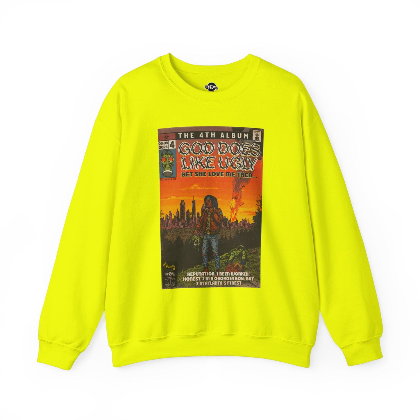 God Does Like Ugly - Unisex Heavy Blend™ Crewneck Sweatshirt