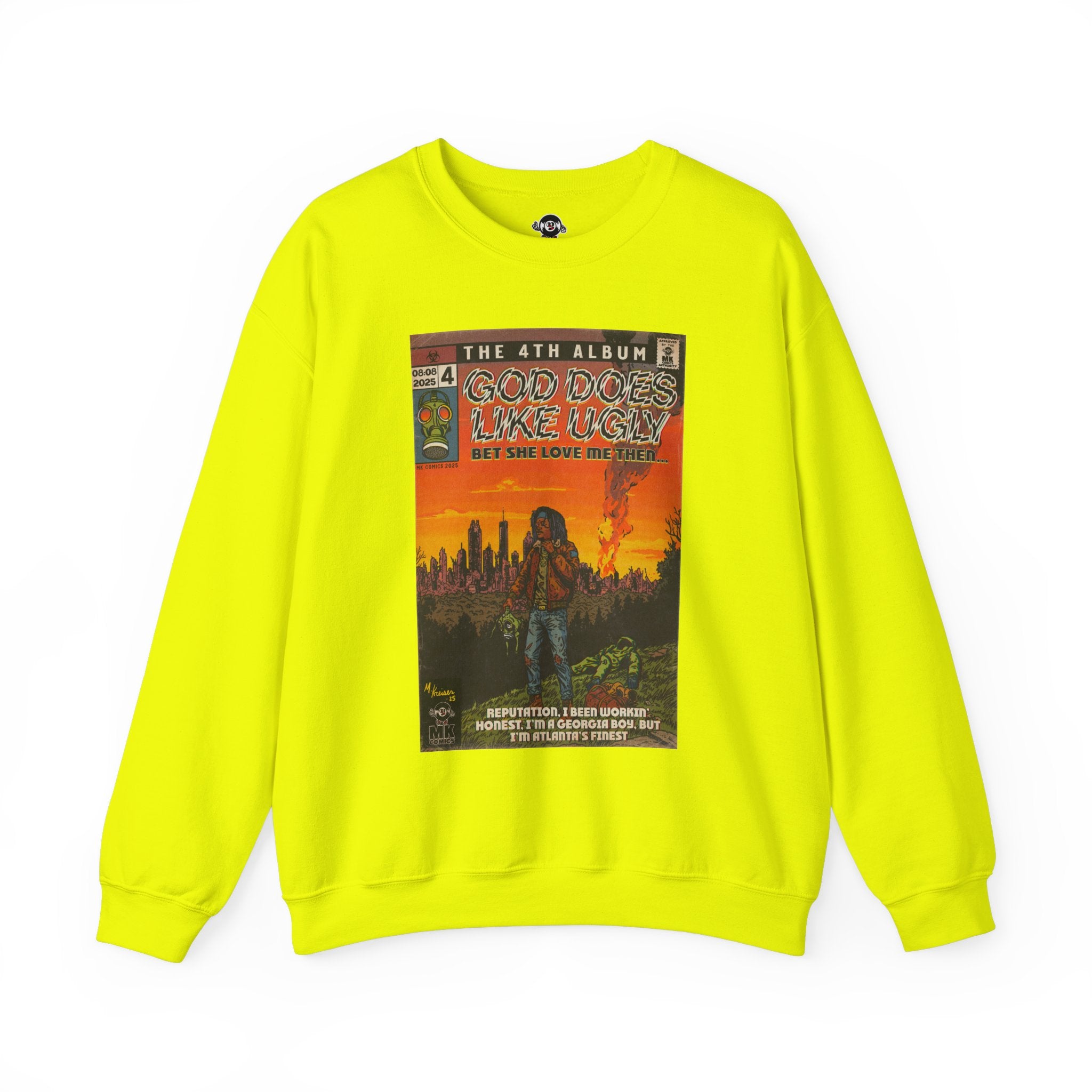 God Does Like Ugly - Unisex Heavy Blend™ Crewneck Sweatshirt