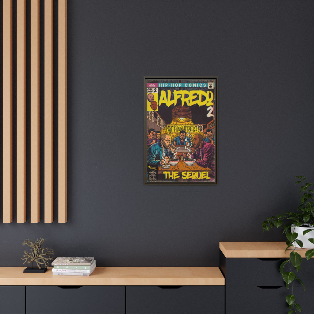 Alfredo 2 - Matte Canvas, Framed (Multi-color)
