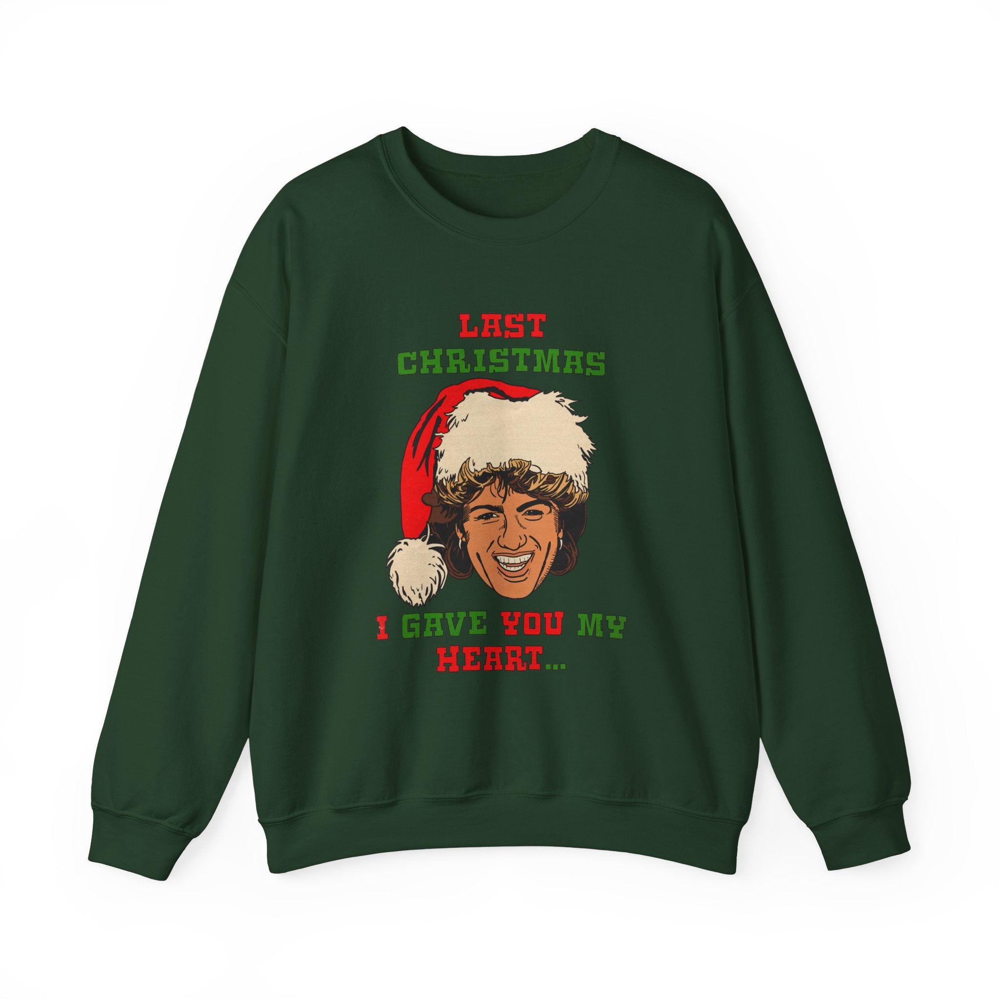 WHAM - George Michael - Last Christmas- Unisex Heavy Blend™ Crewneck Sweatshirt