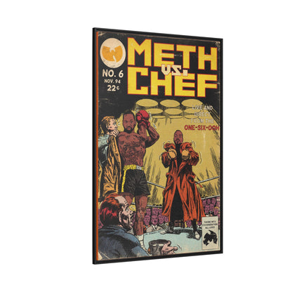 Method Man & Raekwon - Meth vs. Chef - Gallery Canvas Wraps, Vertical Frame