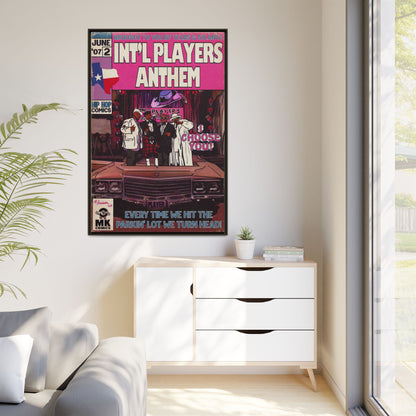 Int’l Players Anthem - Matte Canvas, Framed (Multi-color)