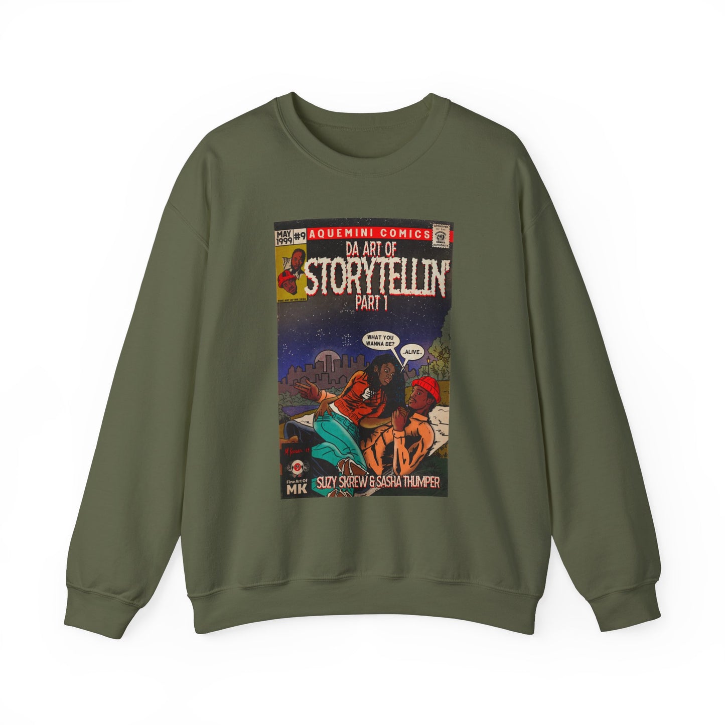 Da Art of Storytellin’ Part 1 - Unisex Heavy Blend™ Crewneck Sweatshirt