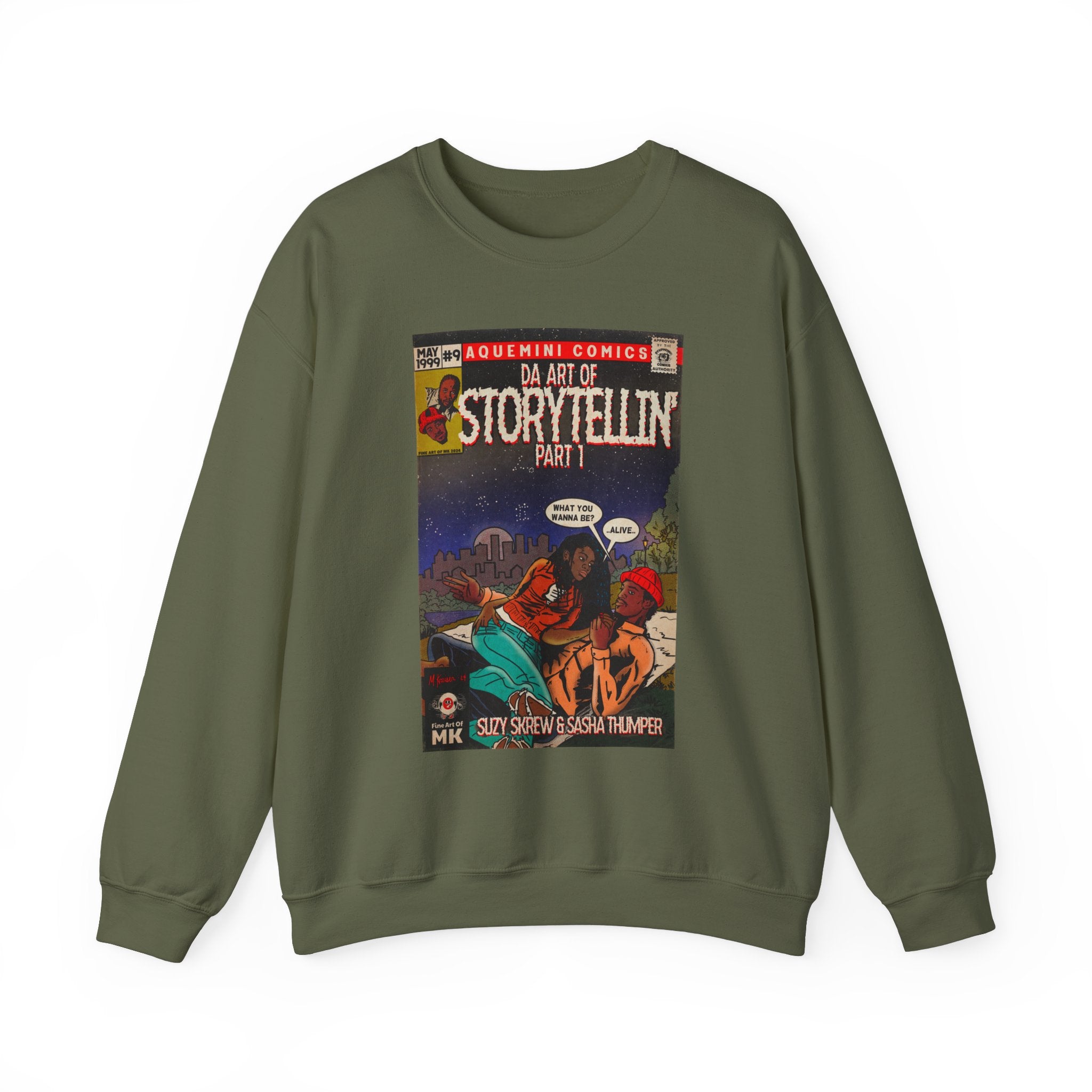 Da Art of Storytellin’ Part 1 - Unisex Heavy Blend™ Crewneck Sweatshirt