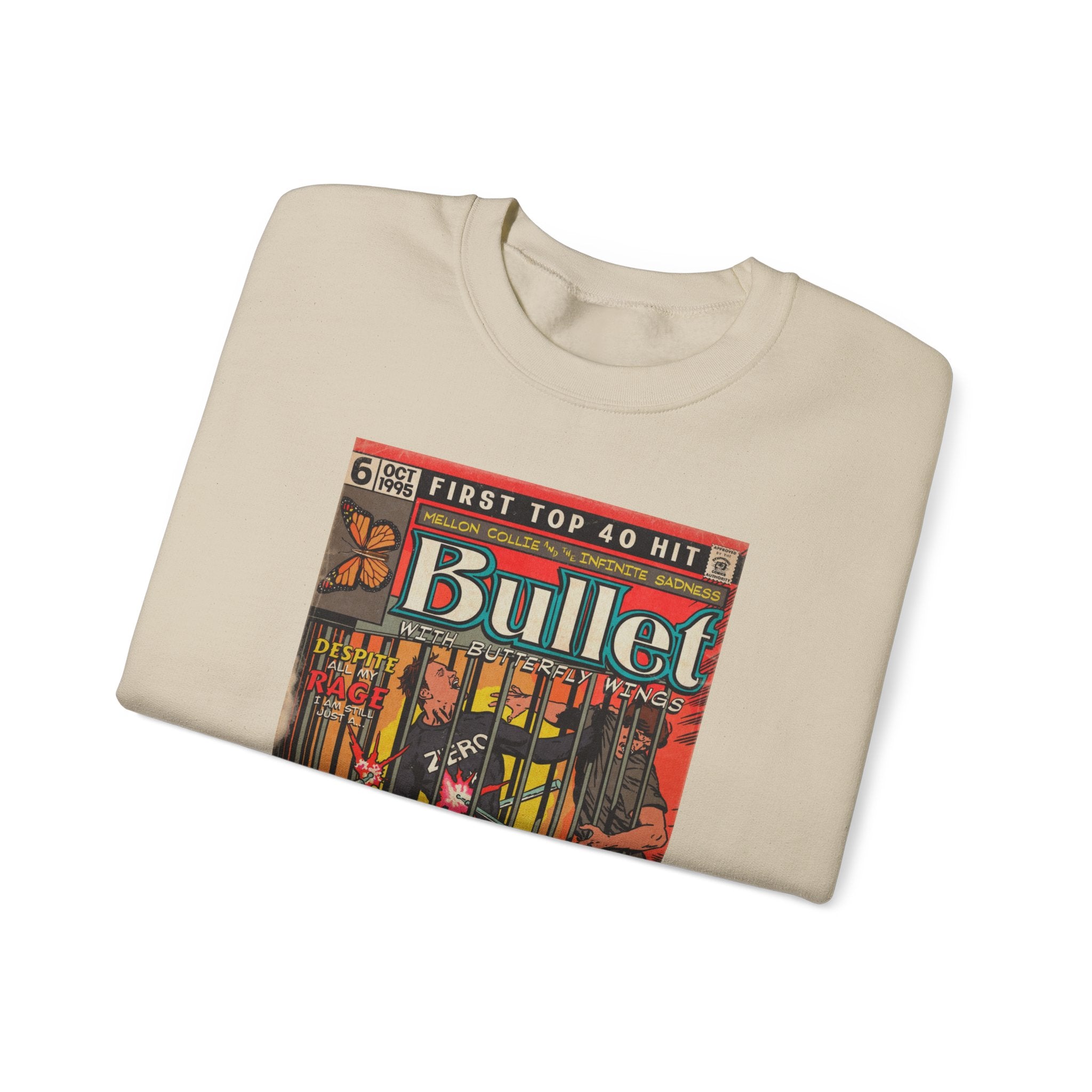 Bullet With Butterfly Wings - Unisex Heavy Blend™ Crewneck Sweatshirt